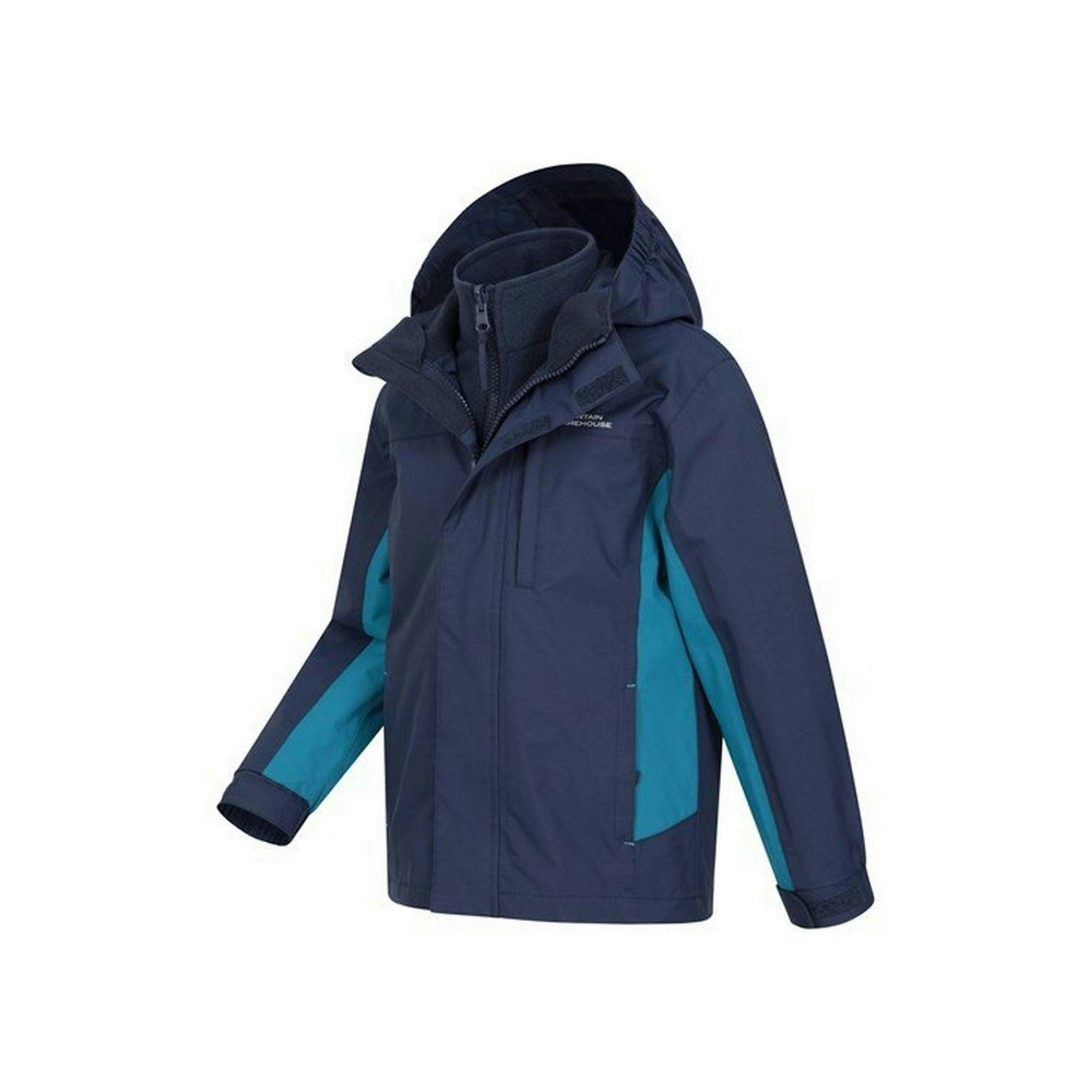 Mountain Warehouse Childrens/Kids Cannonball 3 in 1 Waterproof Jacket , view 3 of 6