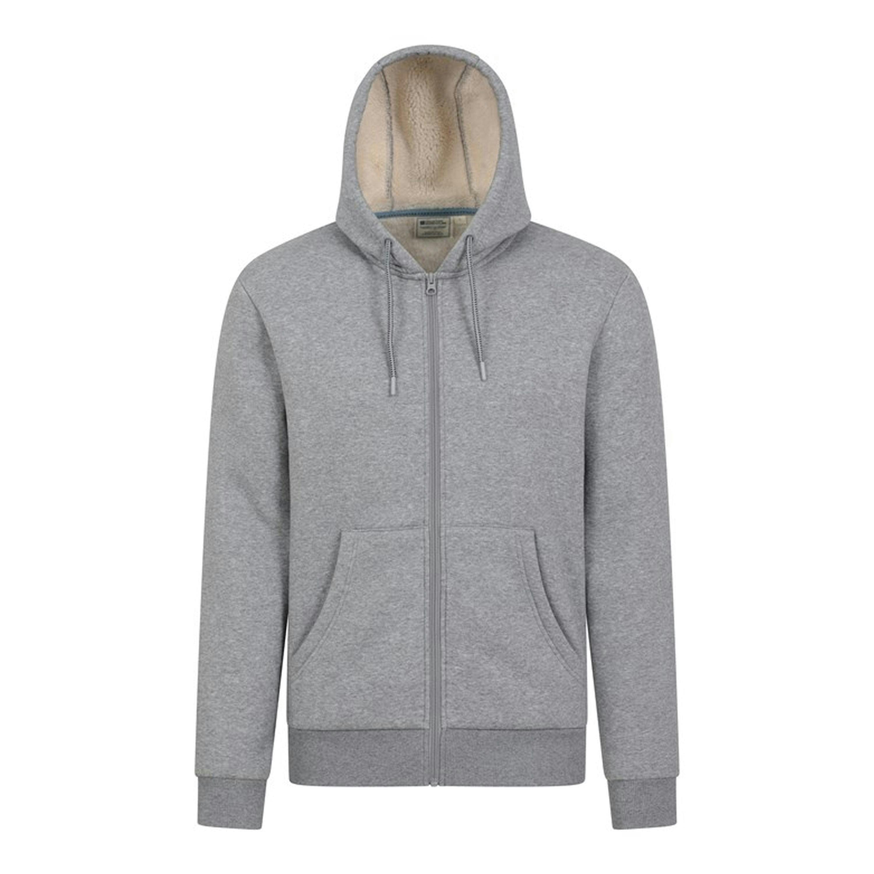 Mountain Warehouse Mens Dalton Borg Lined Full Zip Hoodie , view 1 of 4