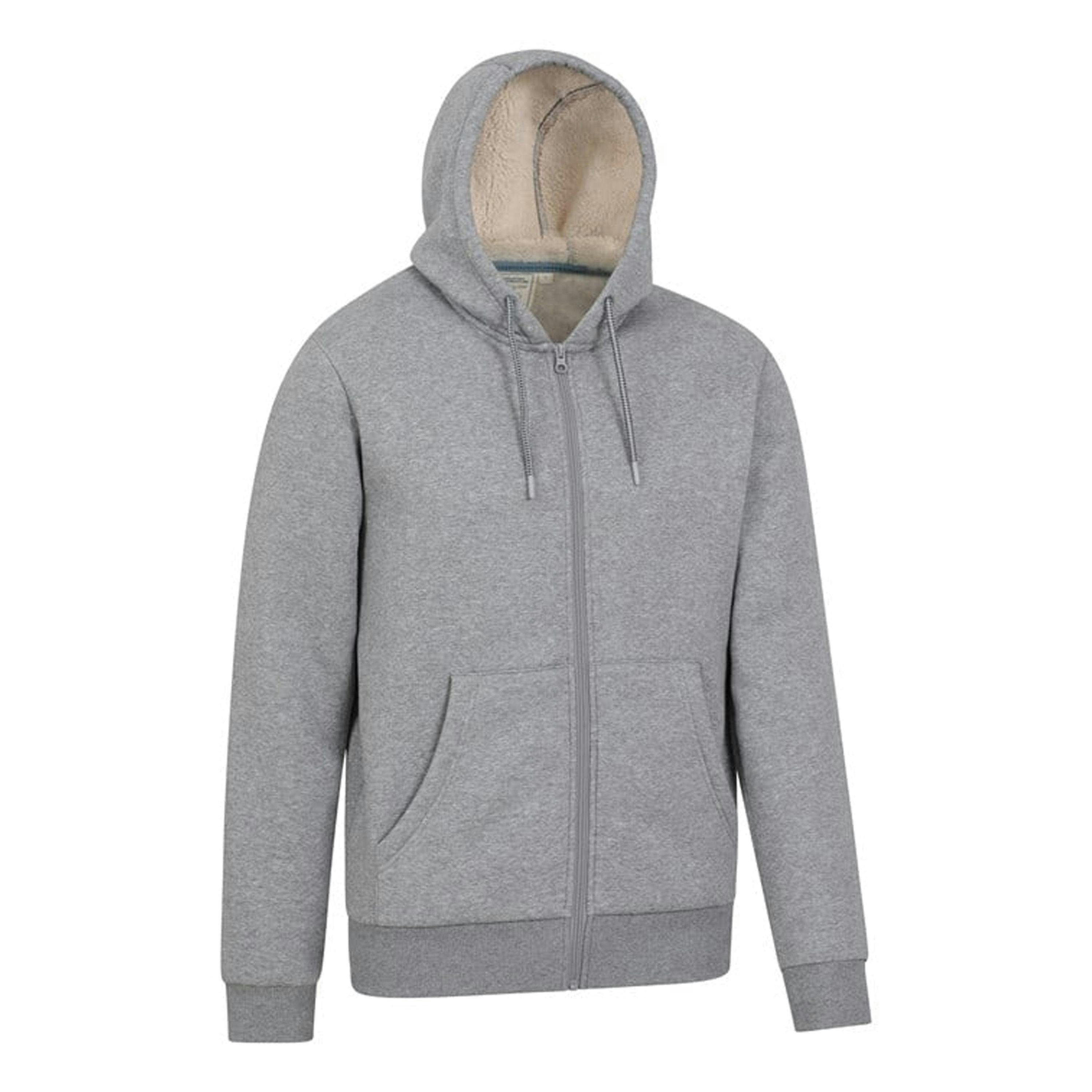 Mountain Warehouse Mens Dalton Borg Lined Full Zip Hoodie , view 4 of 4