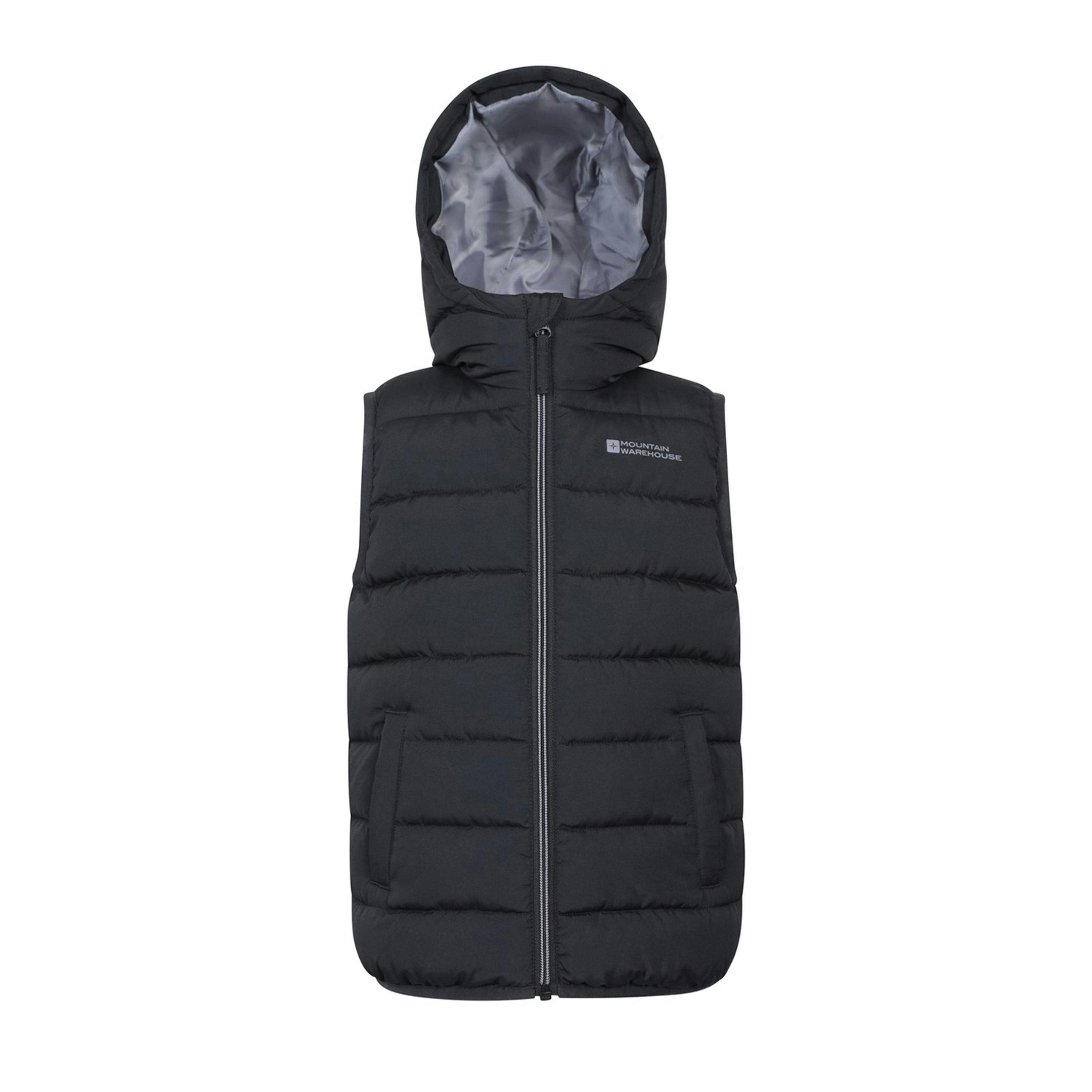 Mountain Warehouse Childrens/Kids Rocko Water Resistant Hooded Sleeveless Body Warmer , view 1 of 4