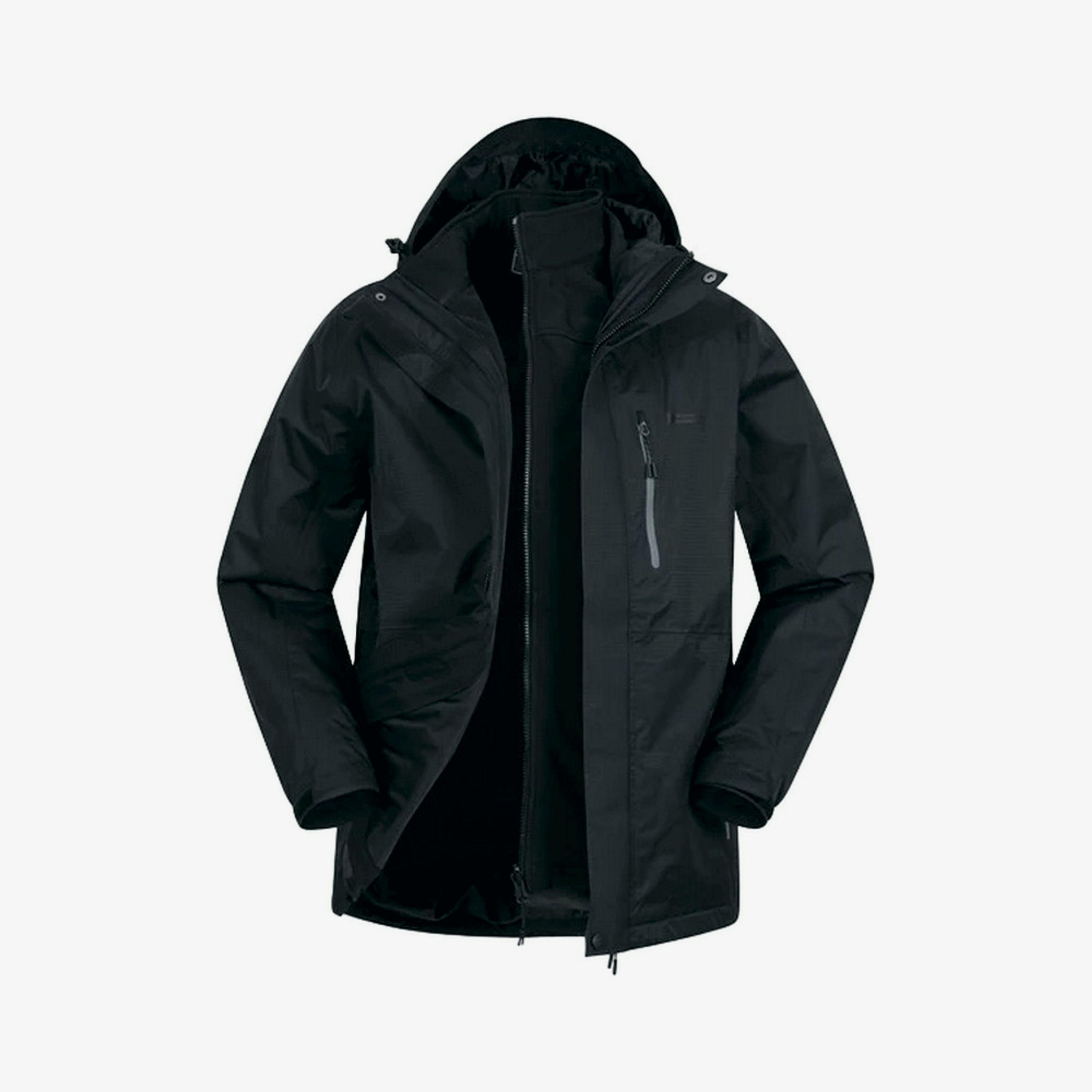 Mountain Warehouse Mens Bracken Extreme 3 in 1 Waterproof Jacket , view 1 of 4