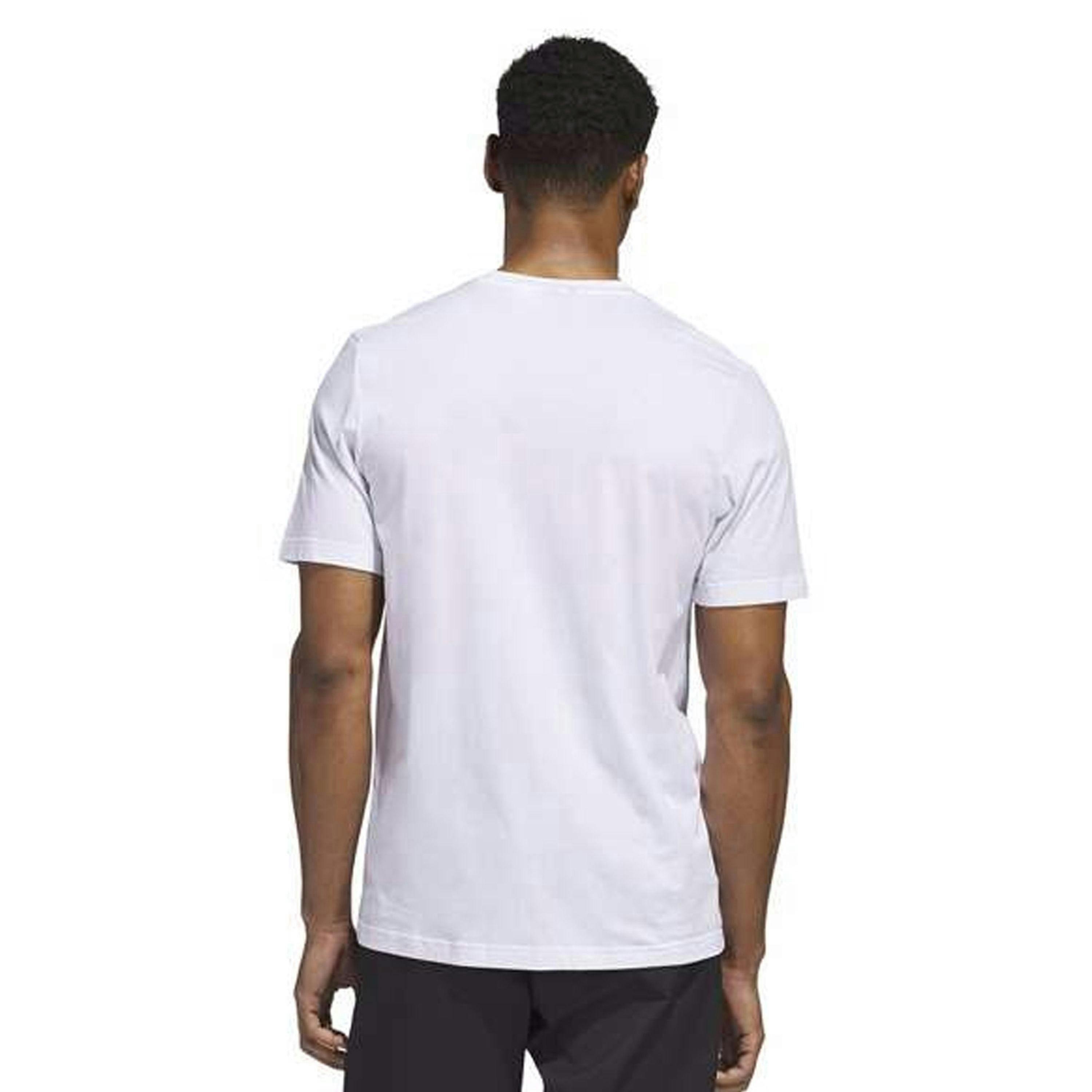 Adidas Unisex Adult Cotton T-Shirt , view 3 of 4