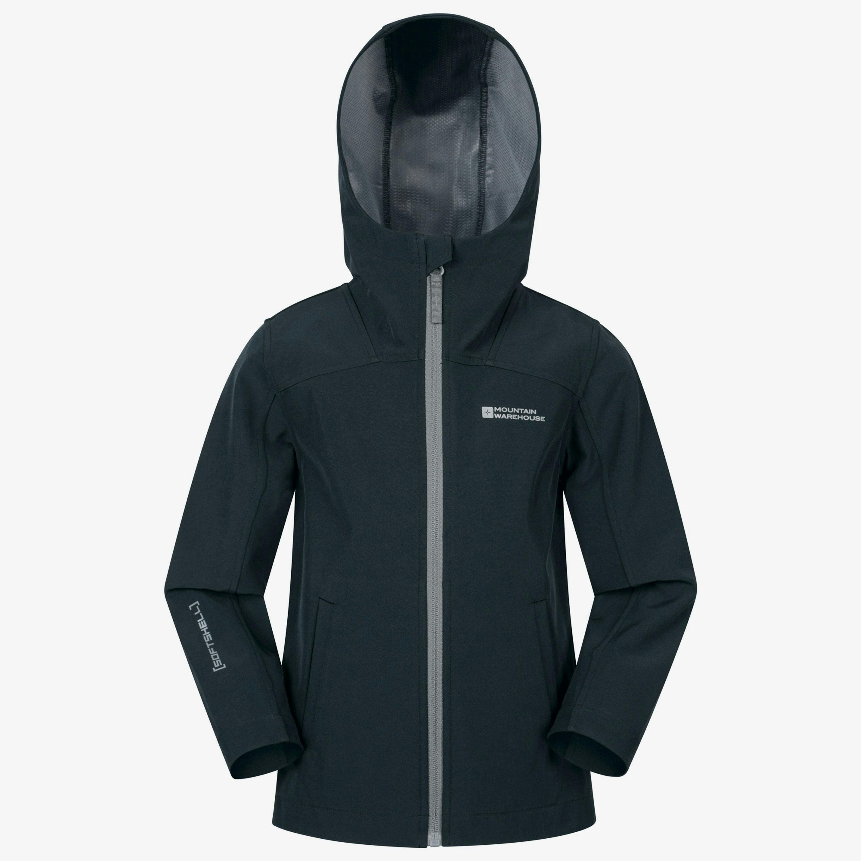 Mountain Warehouse Childrens/Kids Retreat Lightweight Soft Shell Jacket , view 1 of 3
