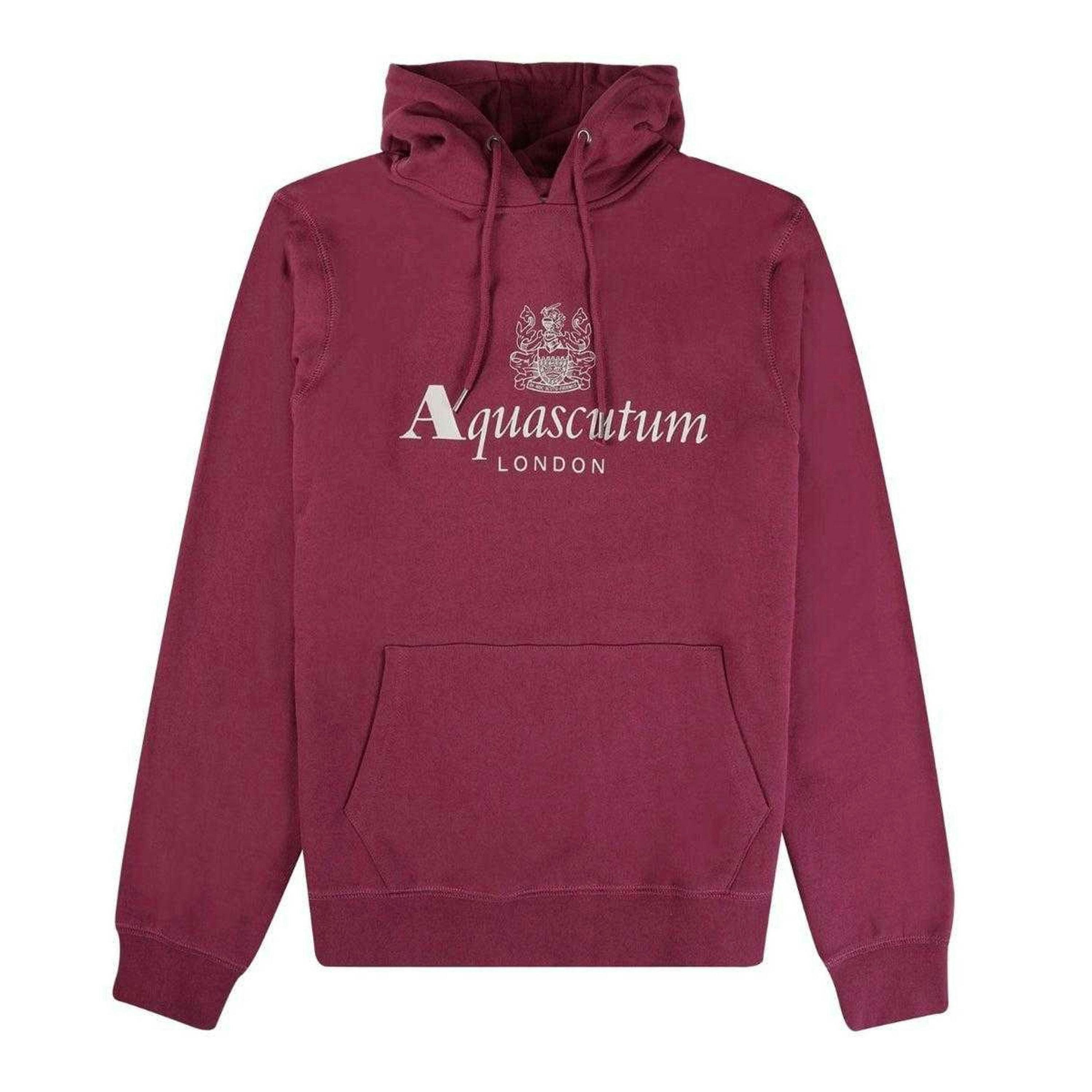 Aquascutum Mens Active Big Logo Hoodie , view 1 of 3