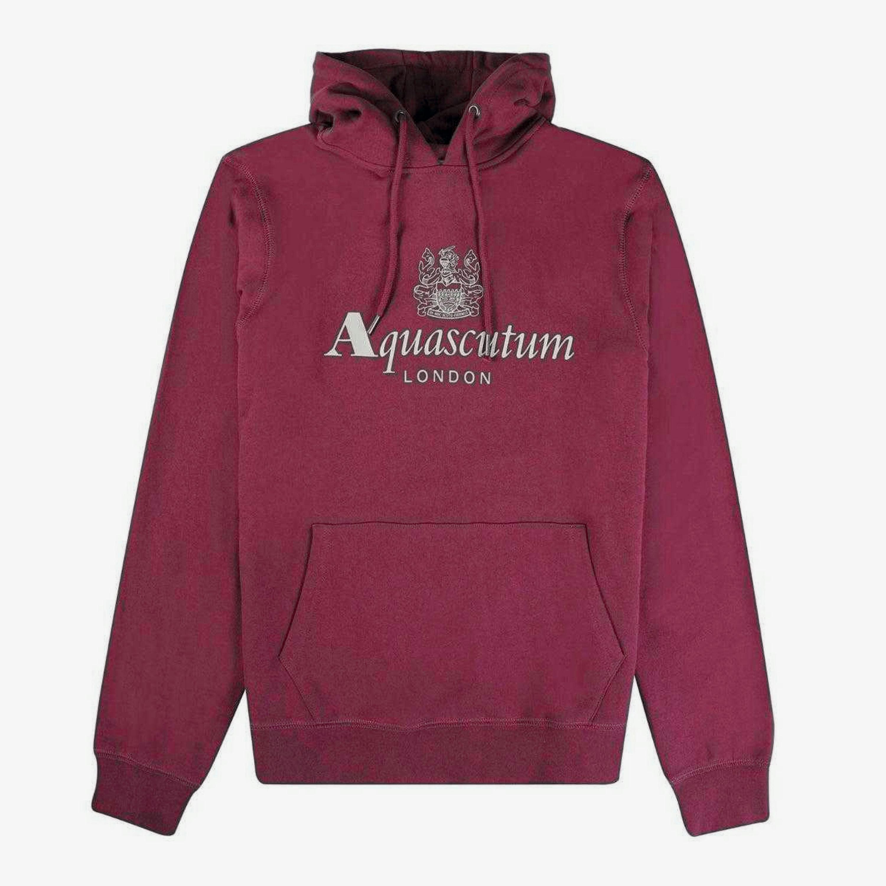 Aquascutum Mens Active Big Logo Hoodie , view 1 of 1