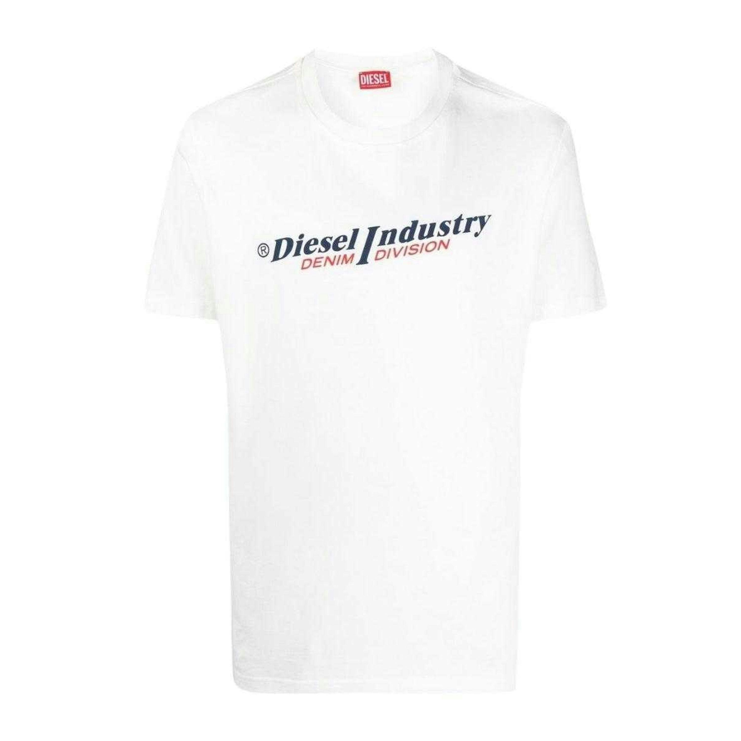 Diesel Unisex Adult Industry Denim Division Logo T-Shirt , view 1 of 4