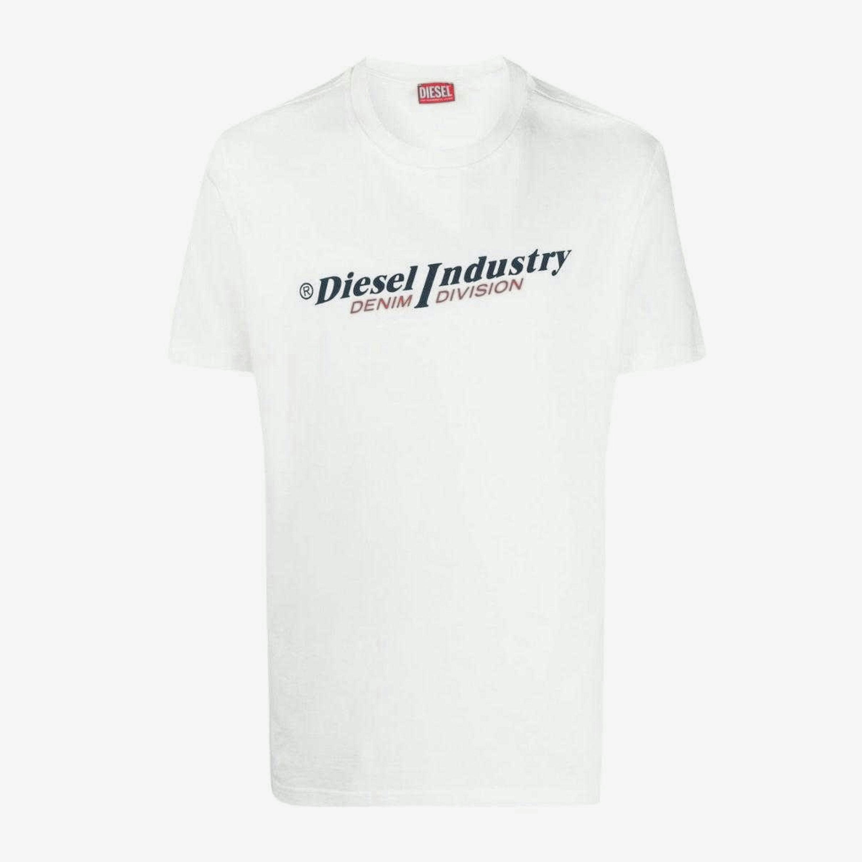 Diesel Unisex Adult Industry Denim Division Logo T-Shirt , view 1 of 1
