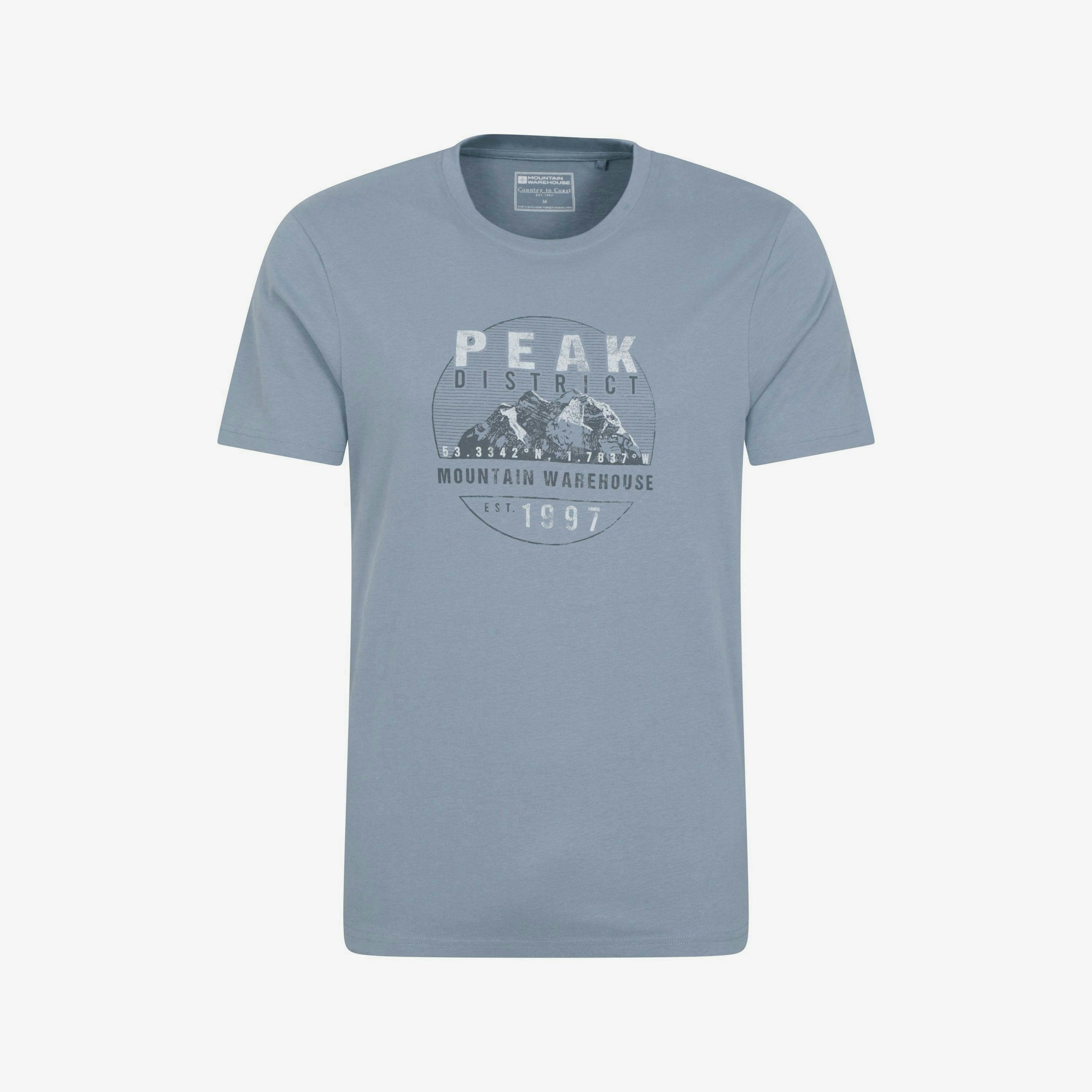 Mountain Warehouse Mens Peak District Short-Sleeved T-Shirt , view 1 of 1