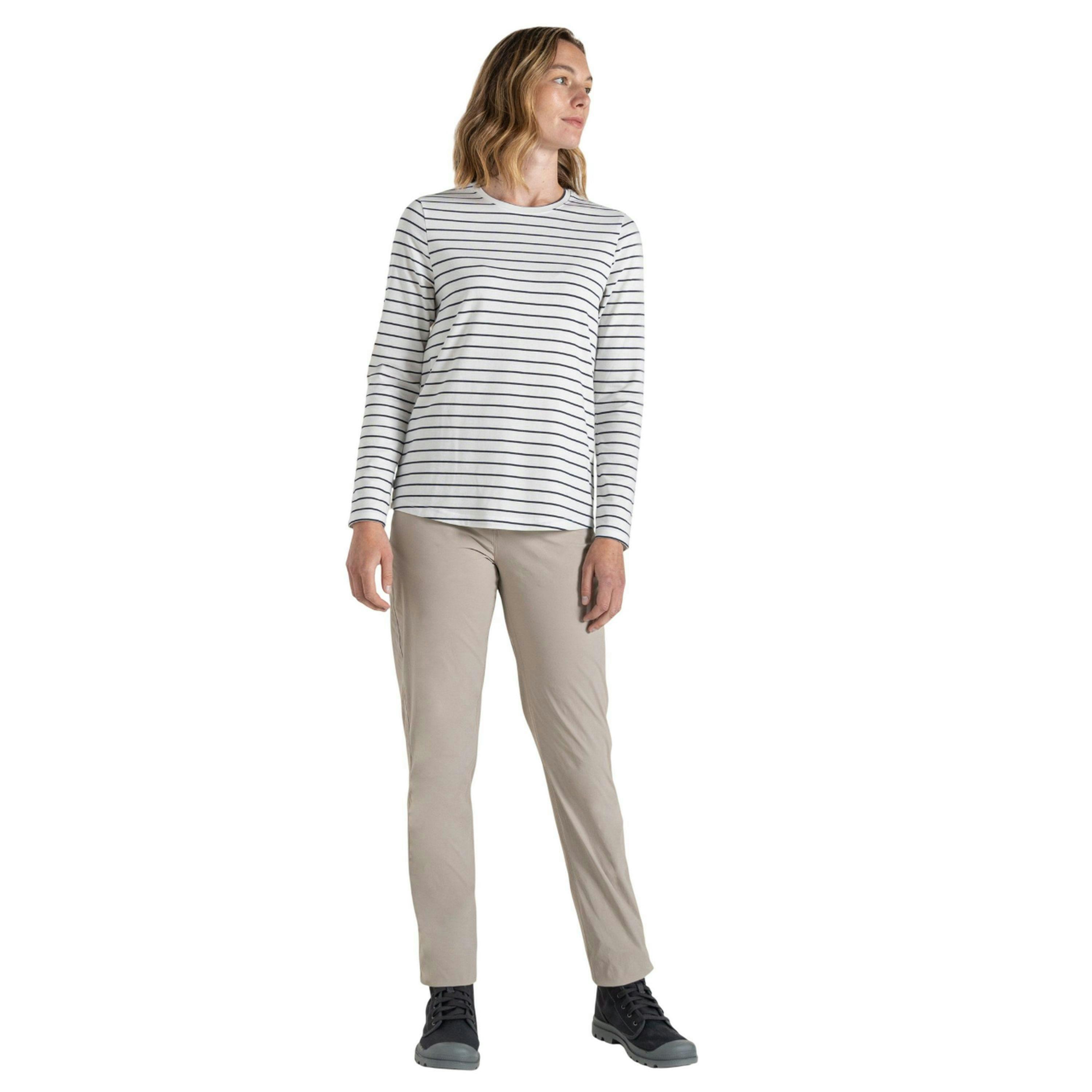 Craghoppers Womens/Ladies Akona Stripe Nosilife Long-Sleeved T-Shirt , view 5 of 5