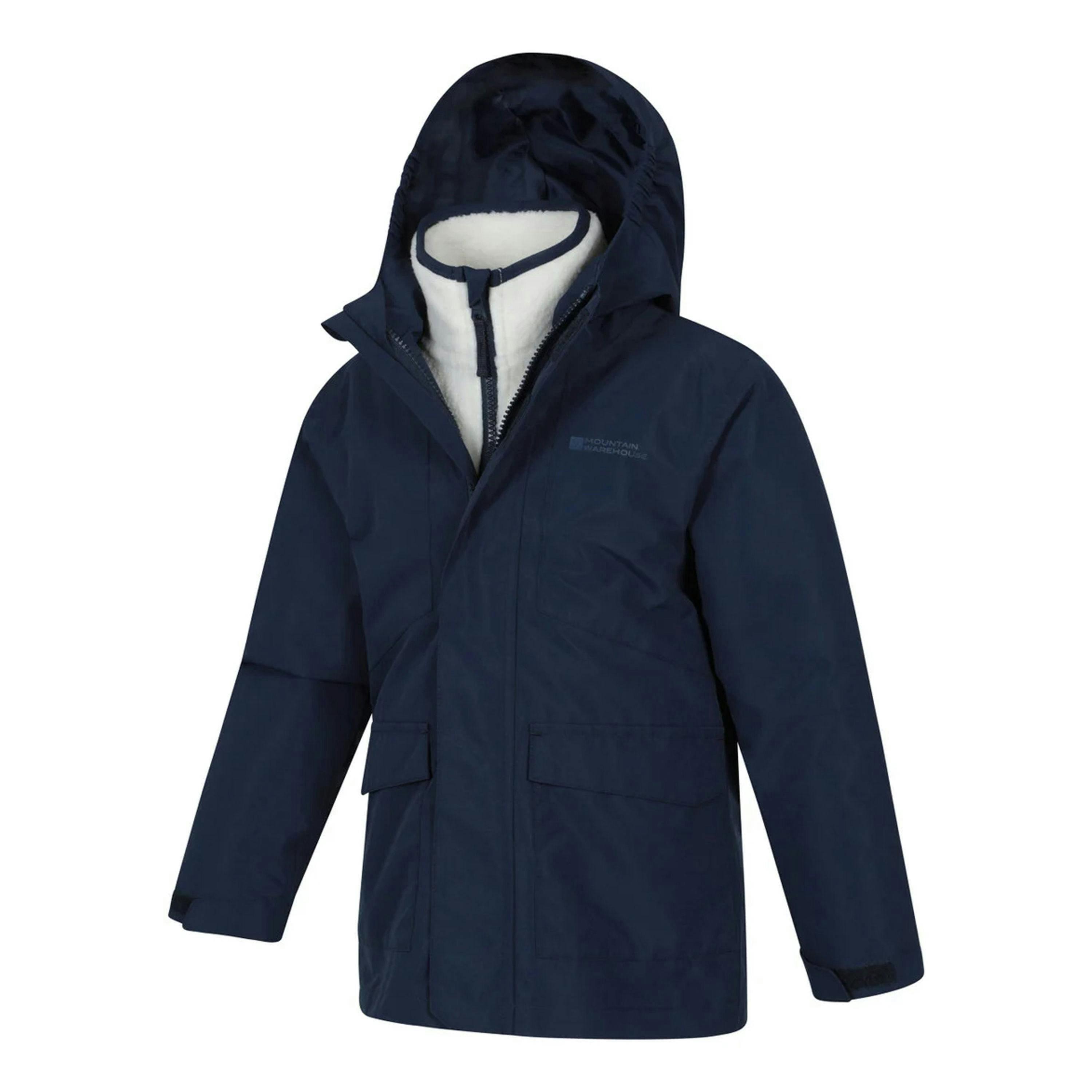 Mountain Warehouse Childrens/Kids Creek 3 in 1 Waterproof Jacket , view 3 of 4