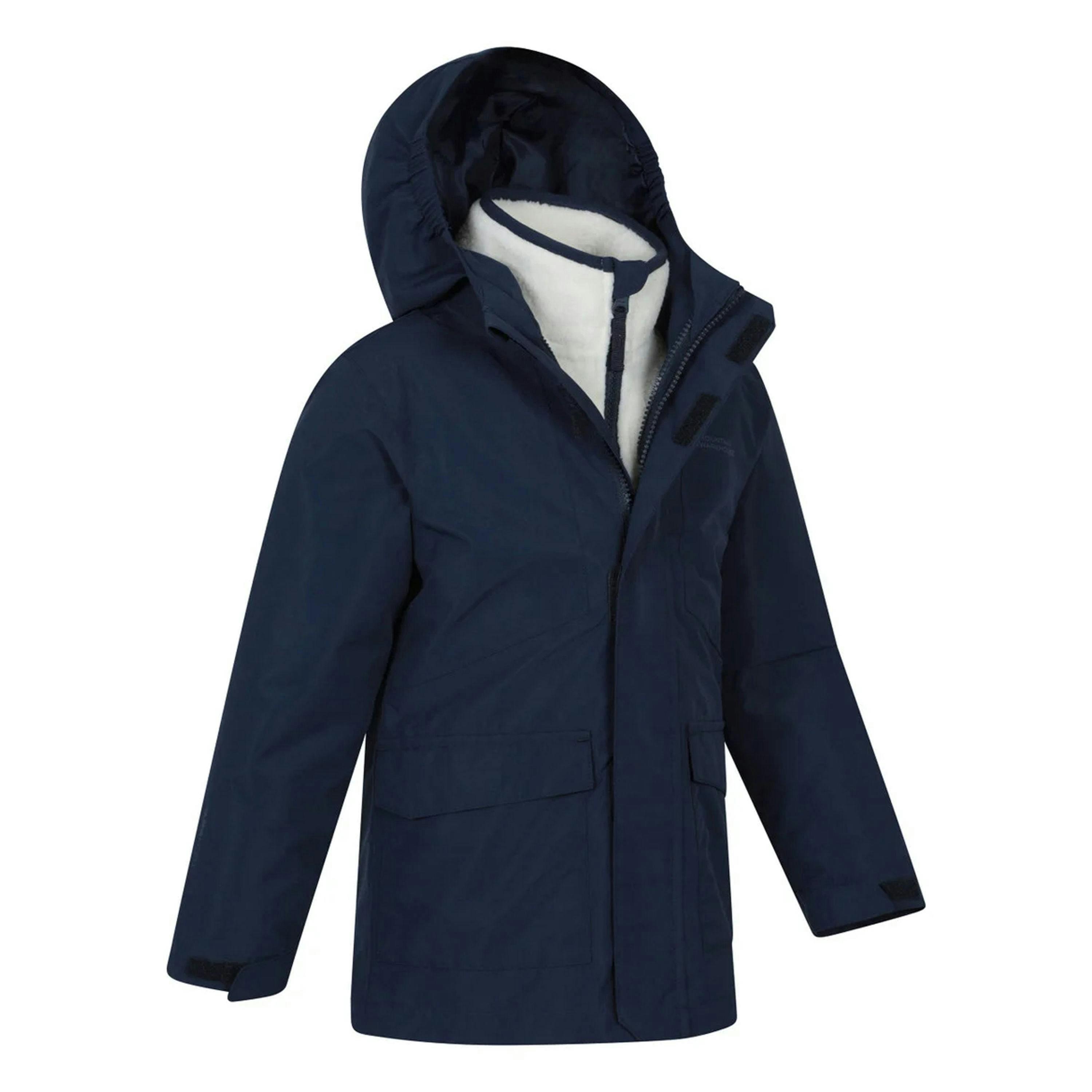 Mountain Warehouse Childrens/Kids Creek 3 in 1 Waterproof Jacket , view 4 of 4