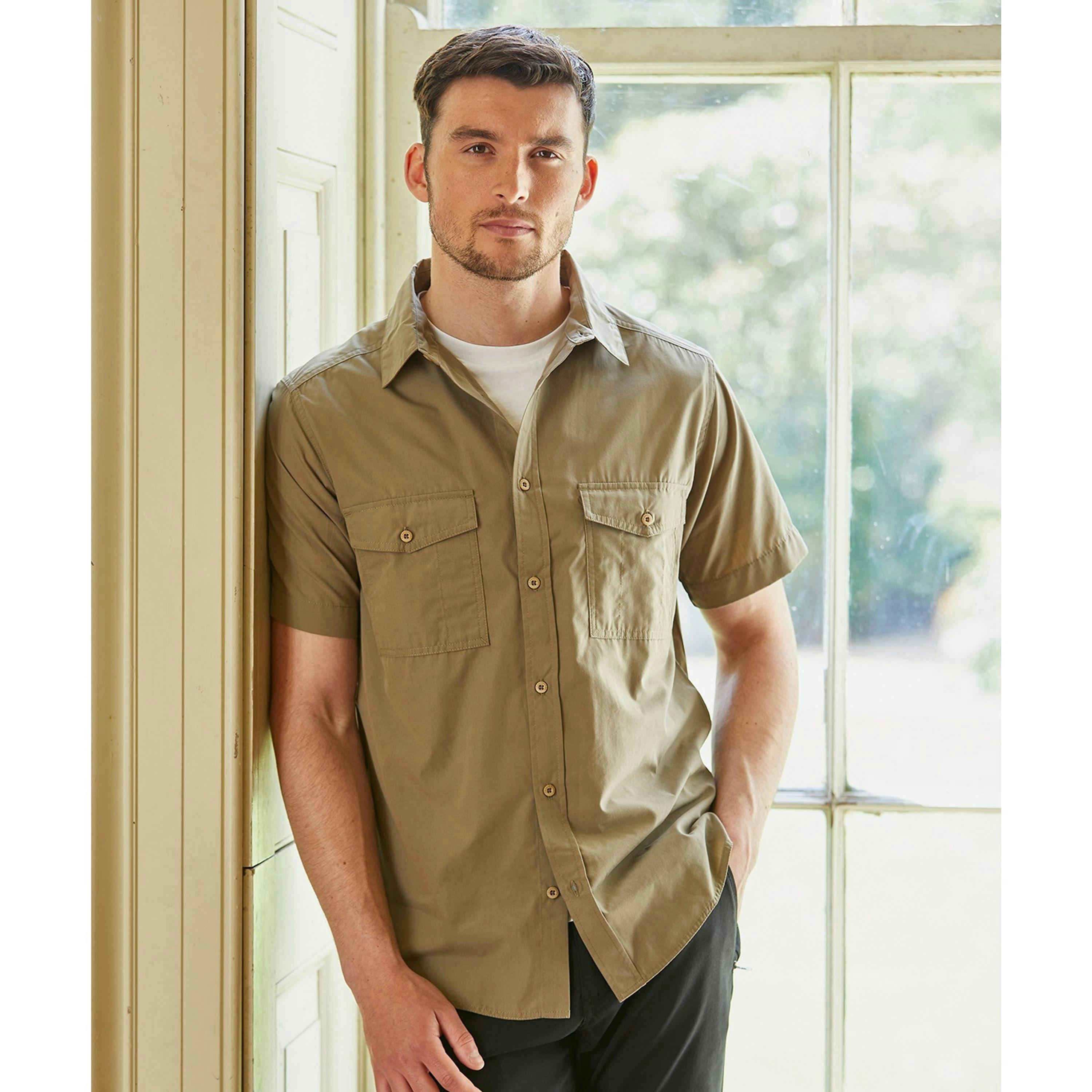 Craghoppers Mens Expert Kiwi Short-Sleeved Shirt , view 2 of 2