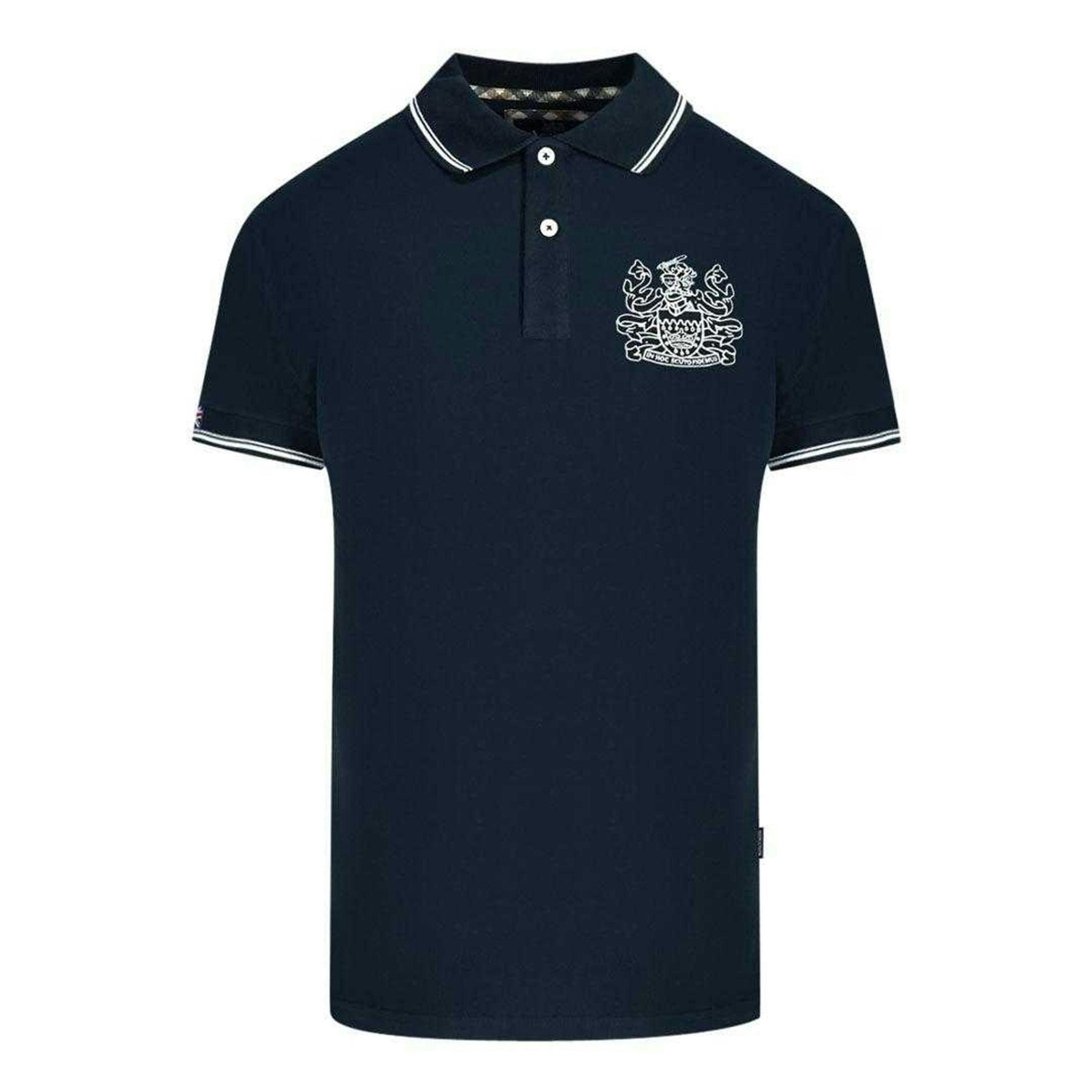 Aquascutum Unisex Adult Aldis Tipped Polo Shirt , view 1 of 2