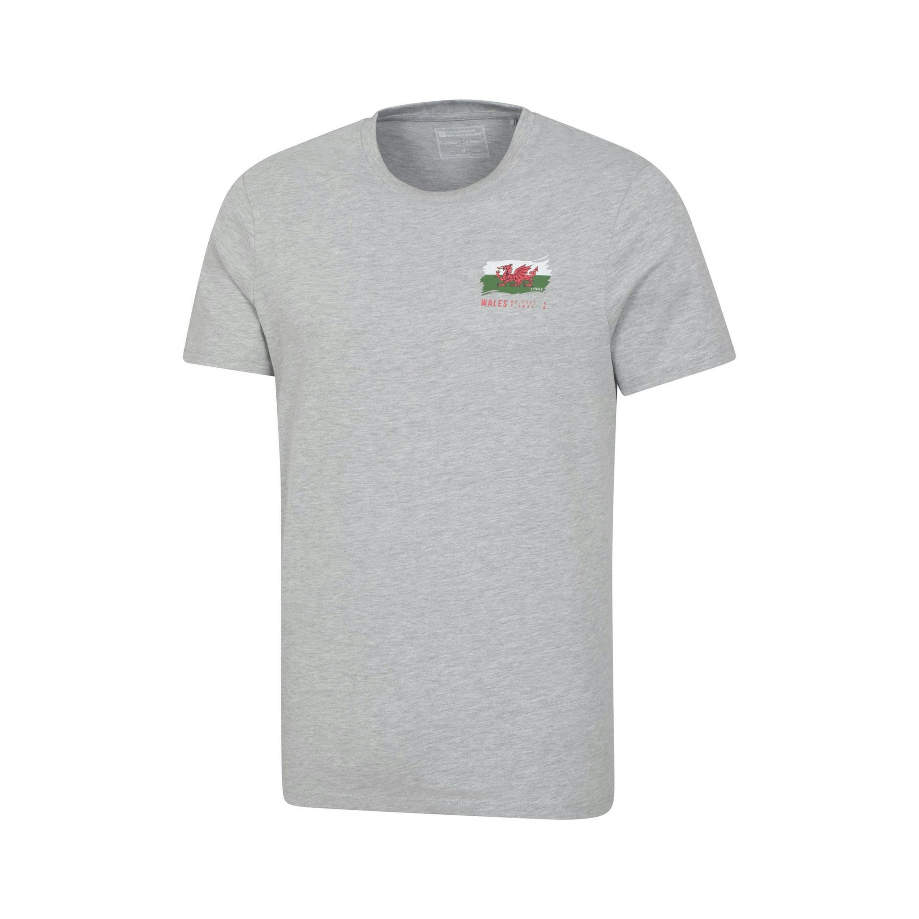 Mountain Warehouse Mens Wales Graphic T-Shirt , view 3 of 4