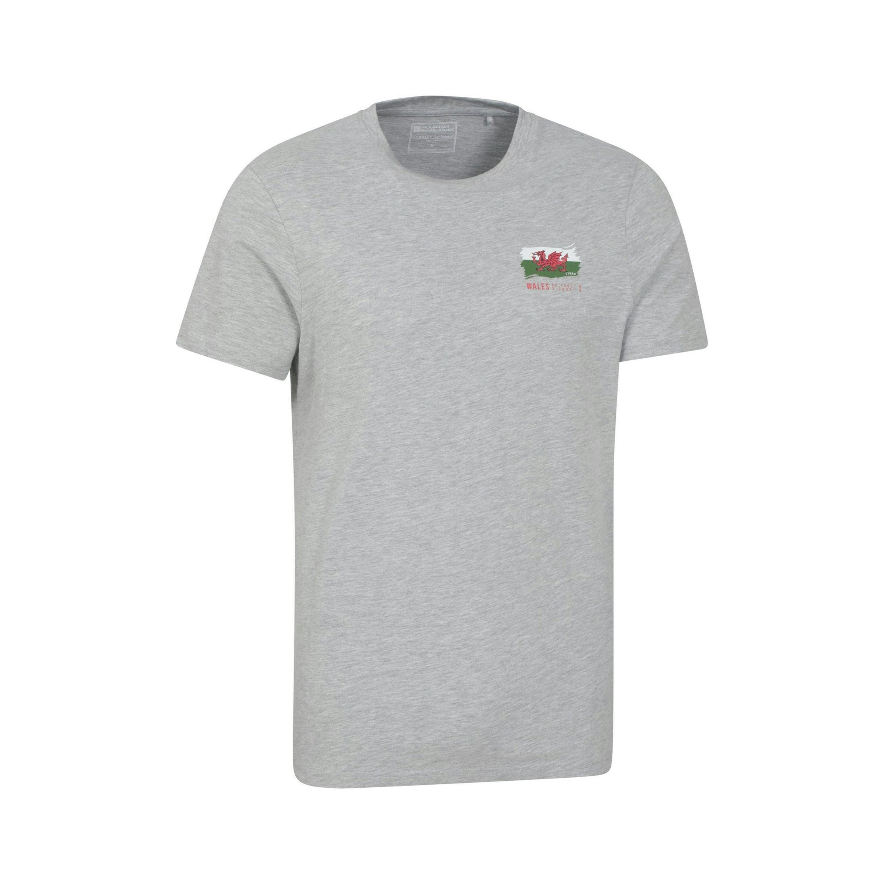 Mountain Warehouse Mens Wales Graphic T-Shirt , view 4 of 4