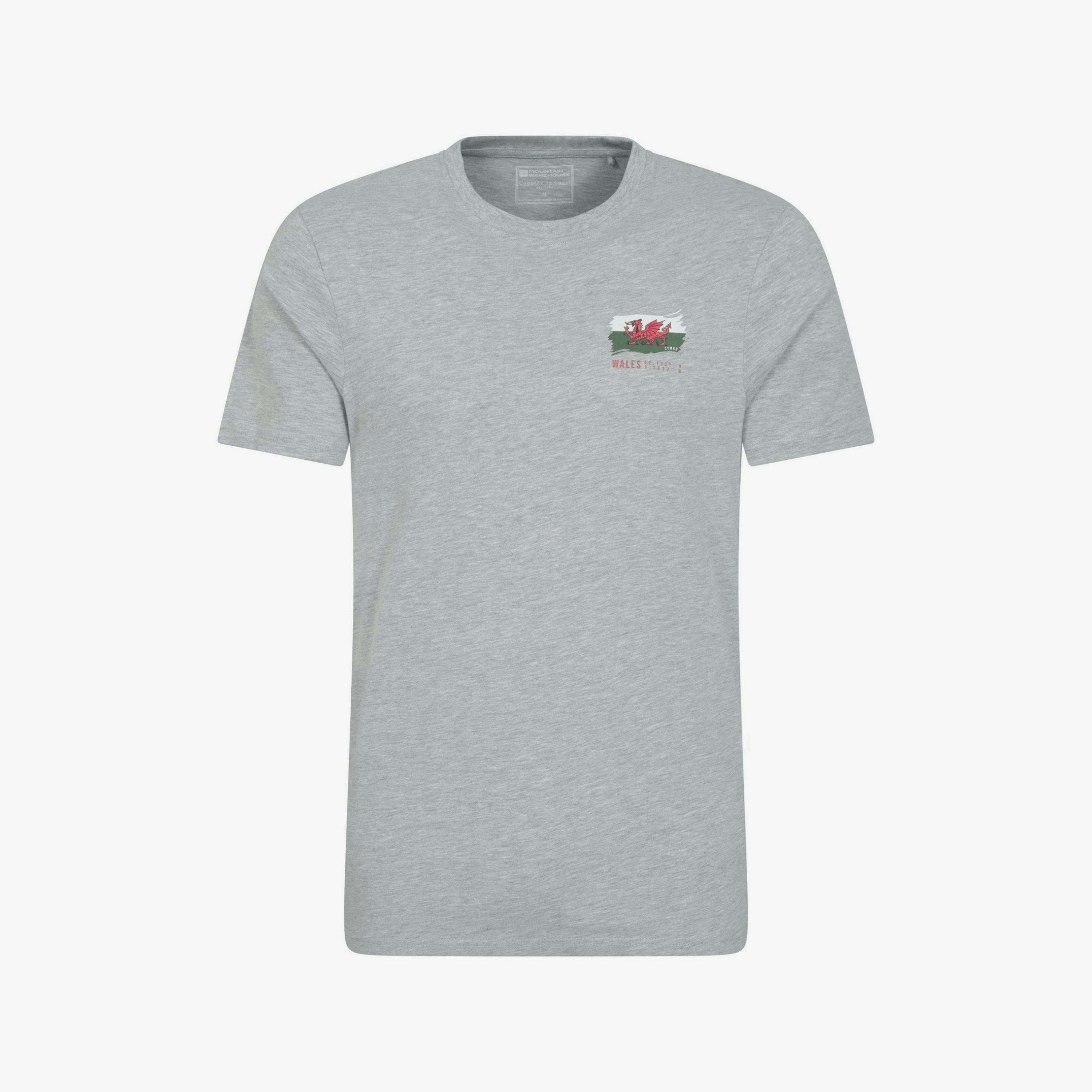 Mountain Warehouse Mens Wales Graphic T-Shirt , view 1 of 4