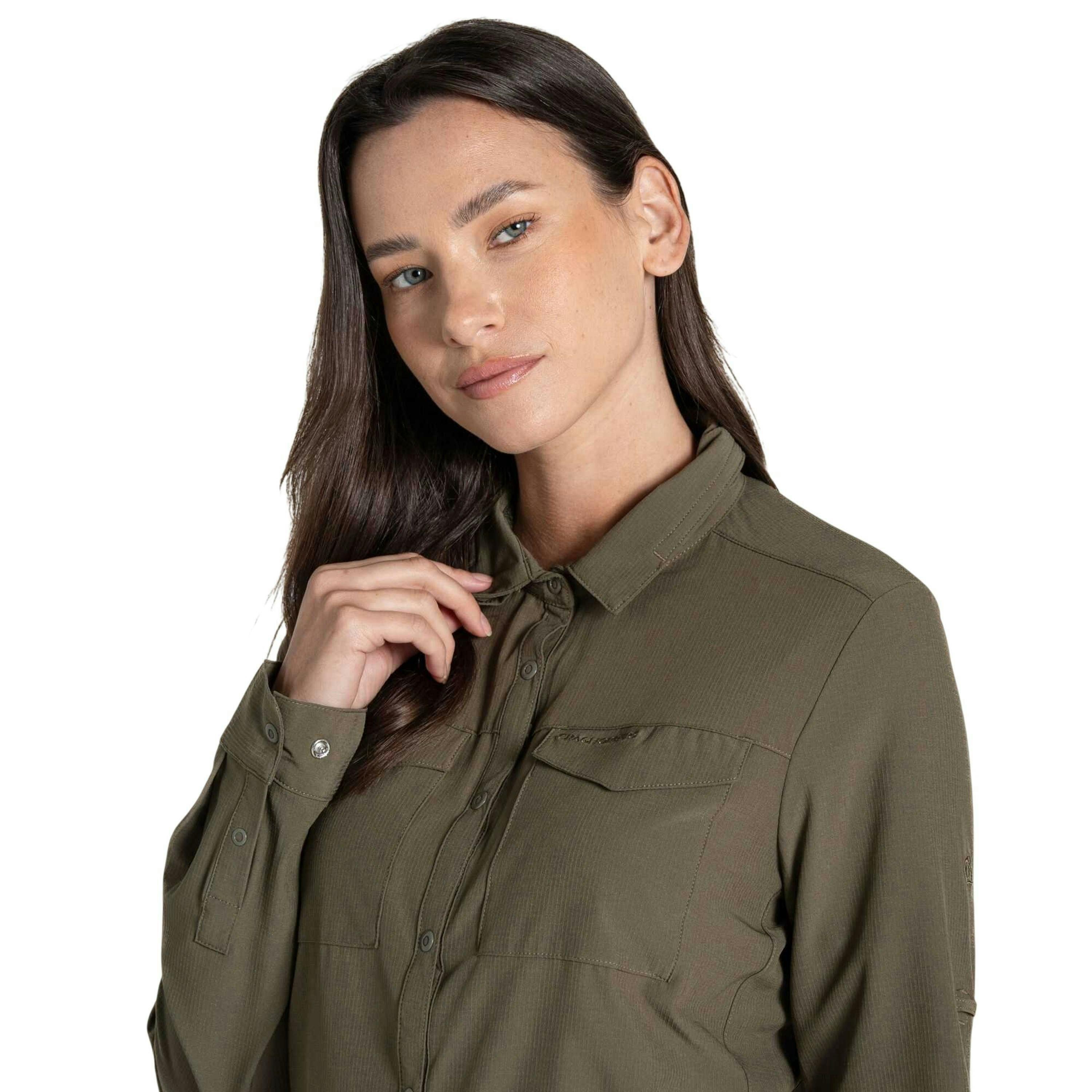 Craghoppers Womens/Ladies NosiLife Pro III Nosilife Long-Sleeved Shirt , view 4 of 6