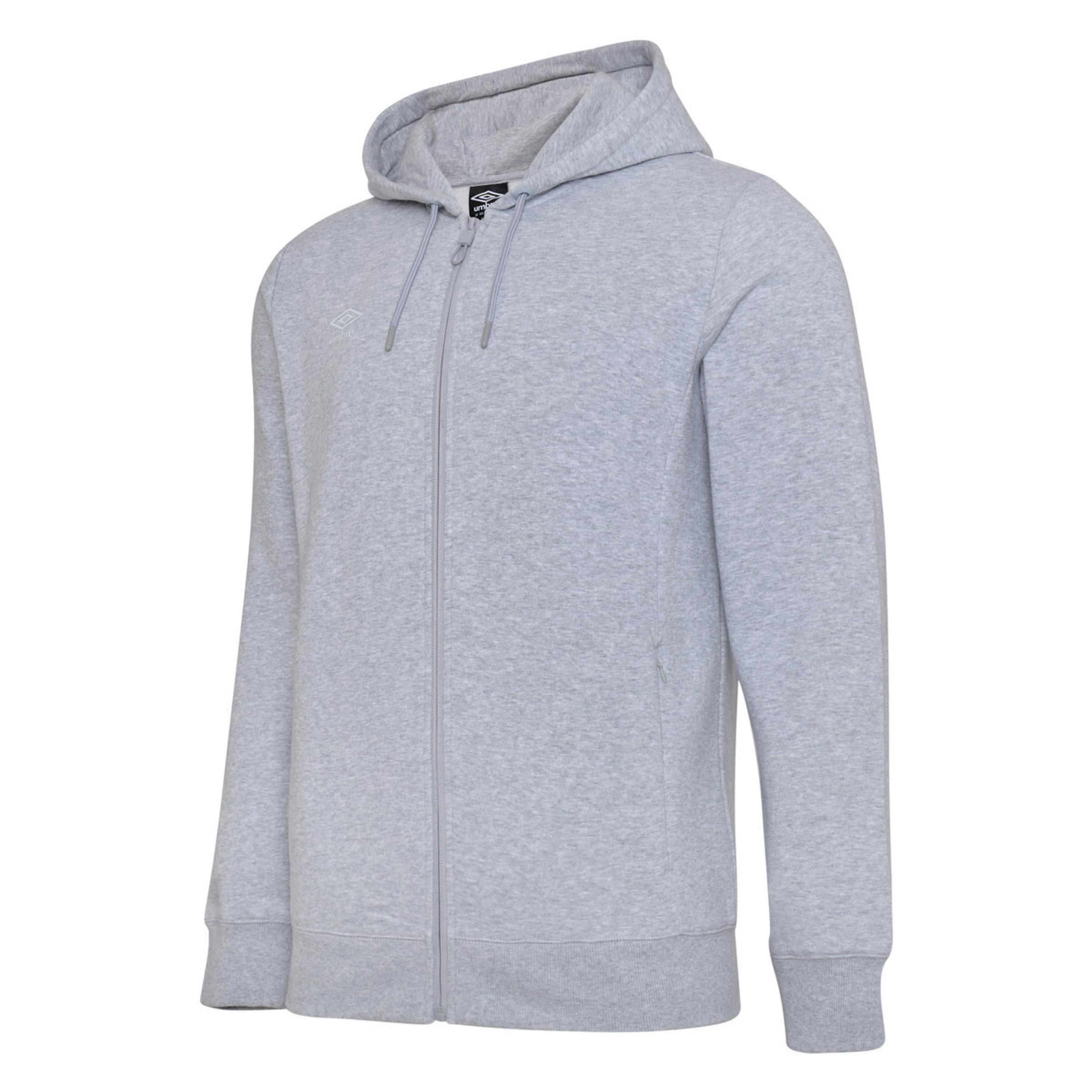 Umbro Childrens/Kids Club Leisure Full Zip Drawstring Hoodie , view 1 of 2