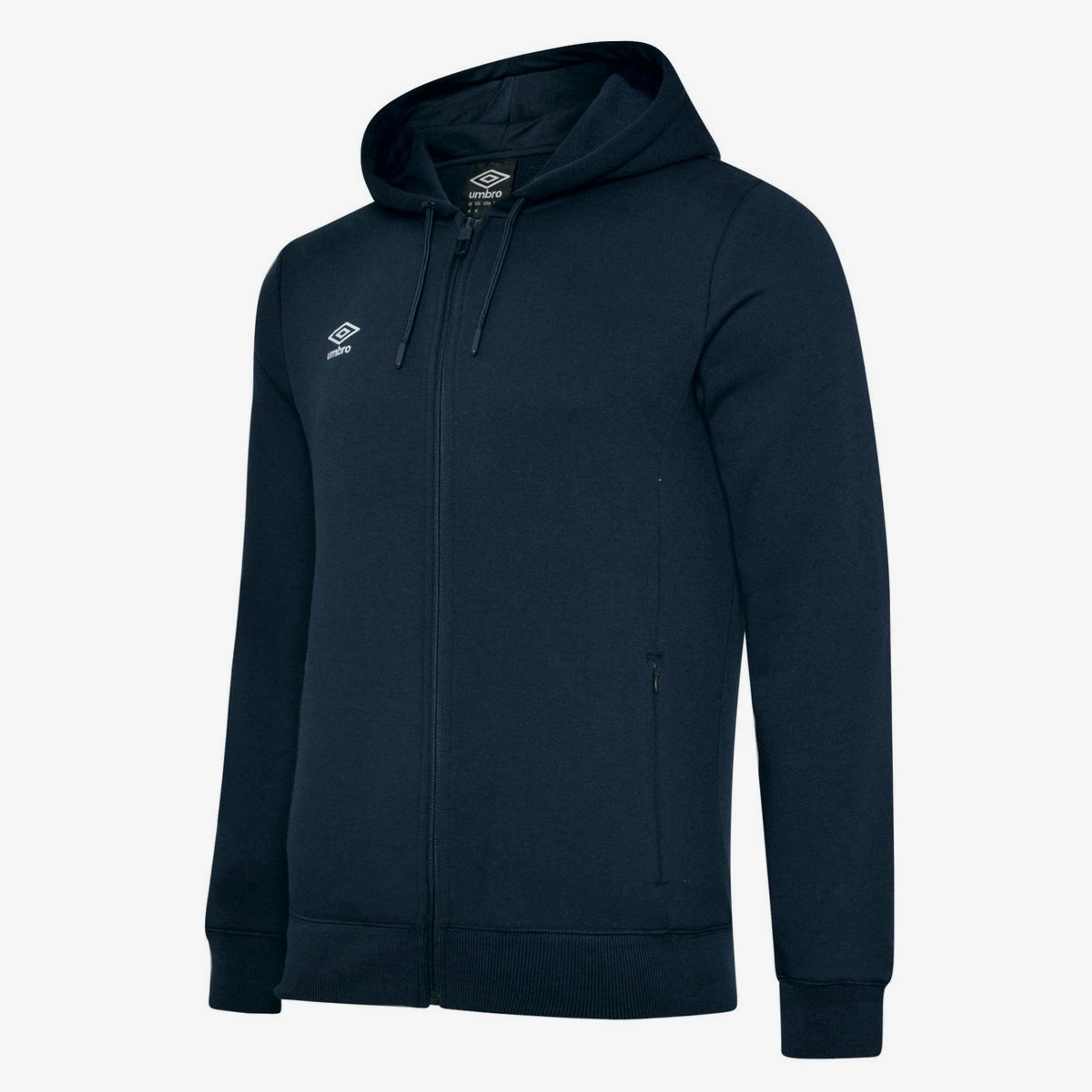 Umbro Childrens/Kids Club Leisure Full Zip Drawstring Hoodie , view 1 of 1