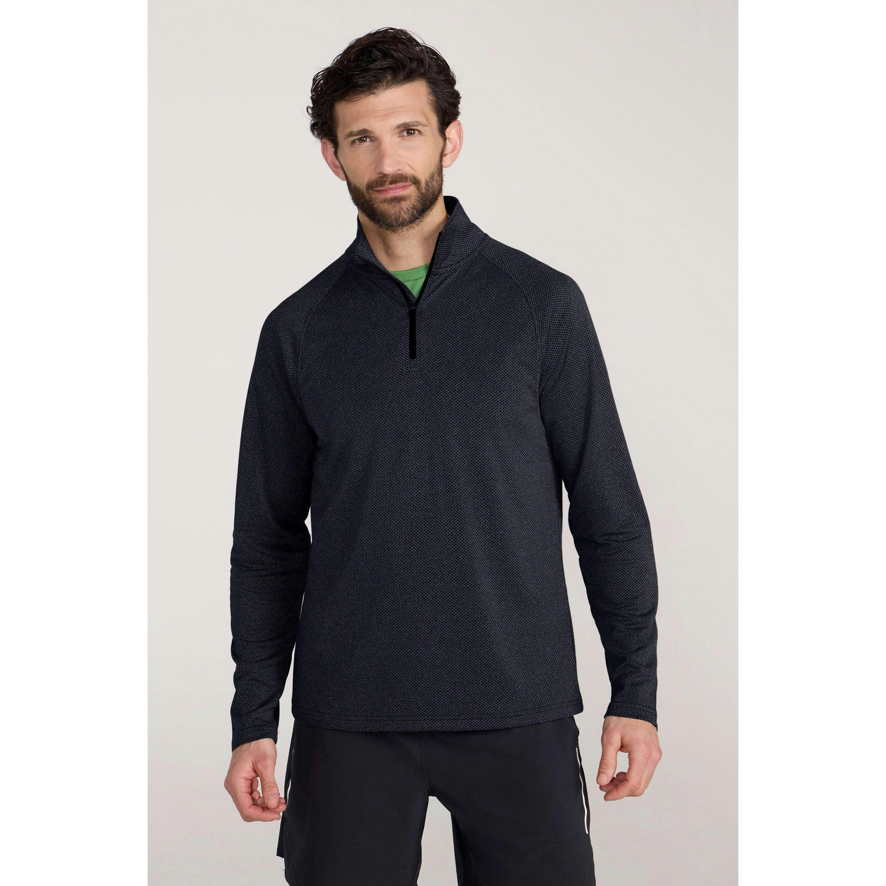 Mountain Warehouse Mens Spin Textured Half Zip Sweatshirt , view 1 of 1