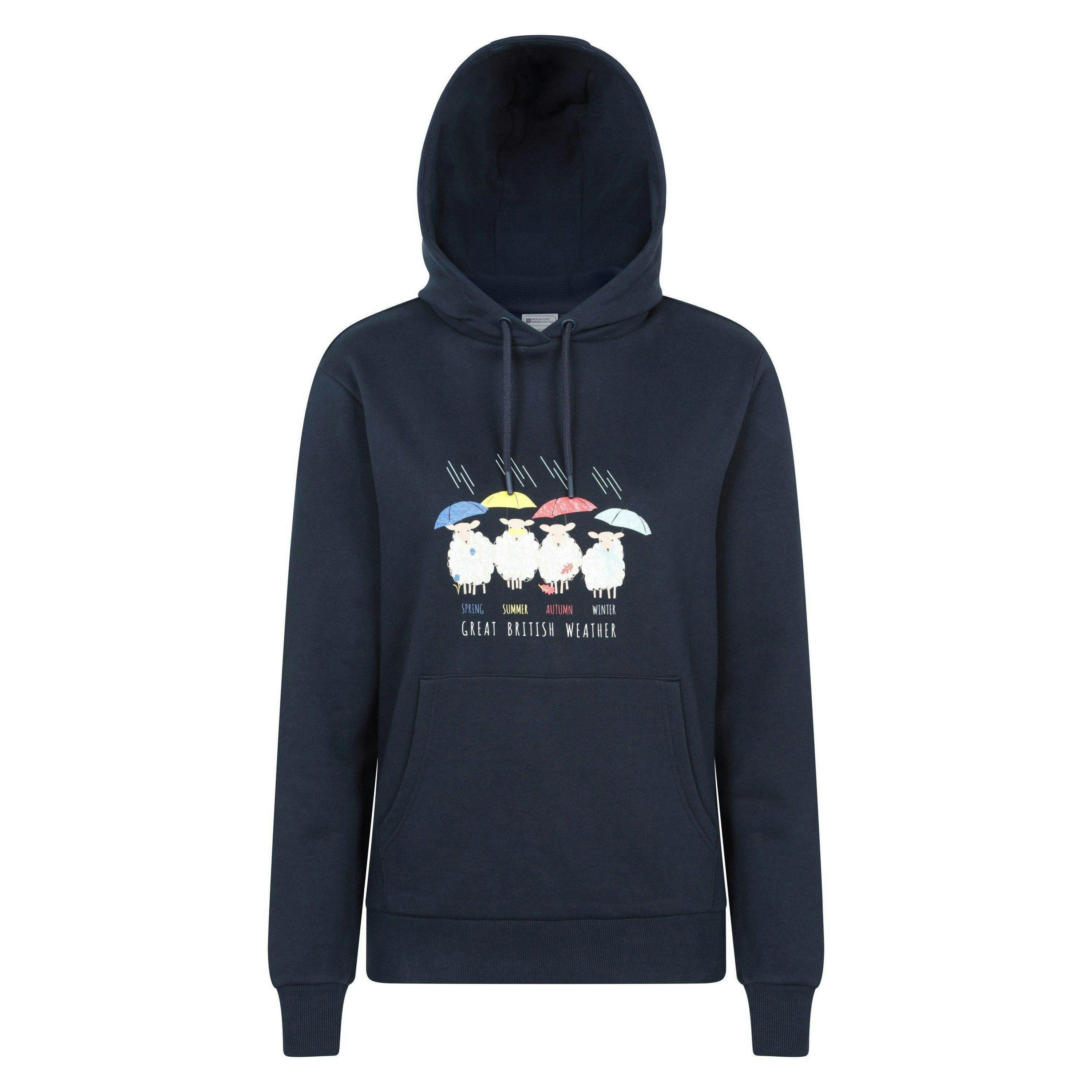 Mountain Warehouse Womens/Ladies Great British Weather Regular Hoodie , view 1 of 1