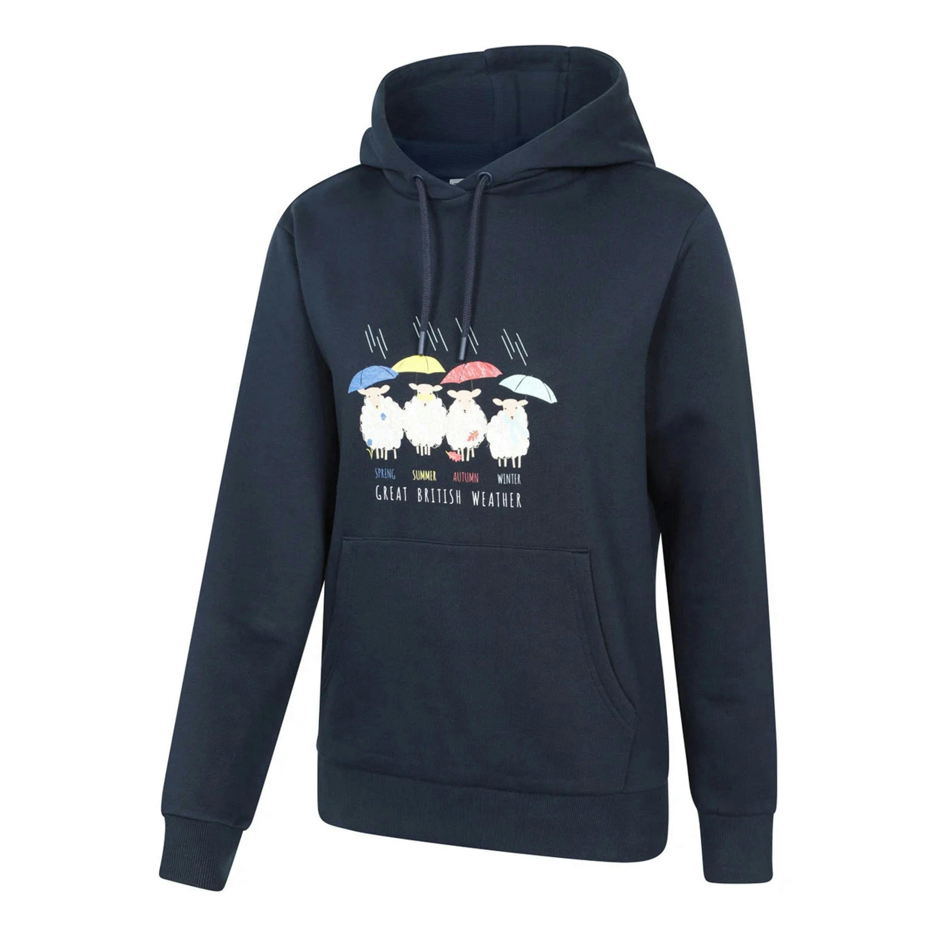 Mountain Warehouse Womens/Ladies Great British Weather Regular Hoodie , view 3 of 4