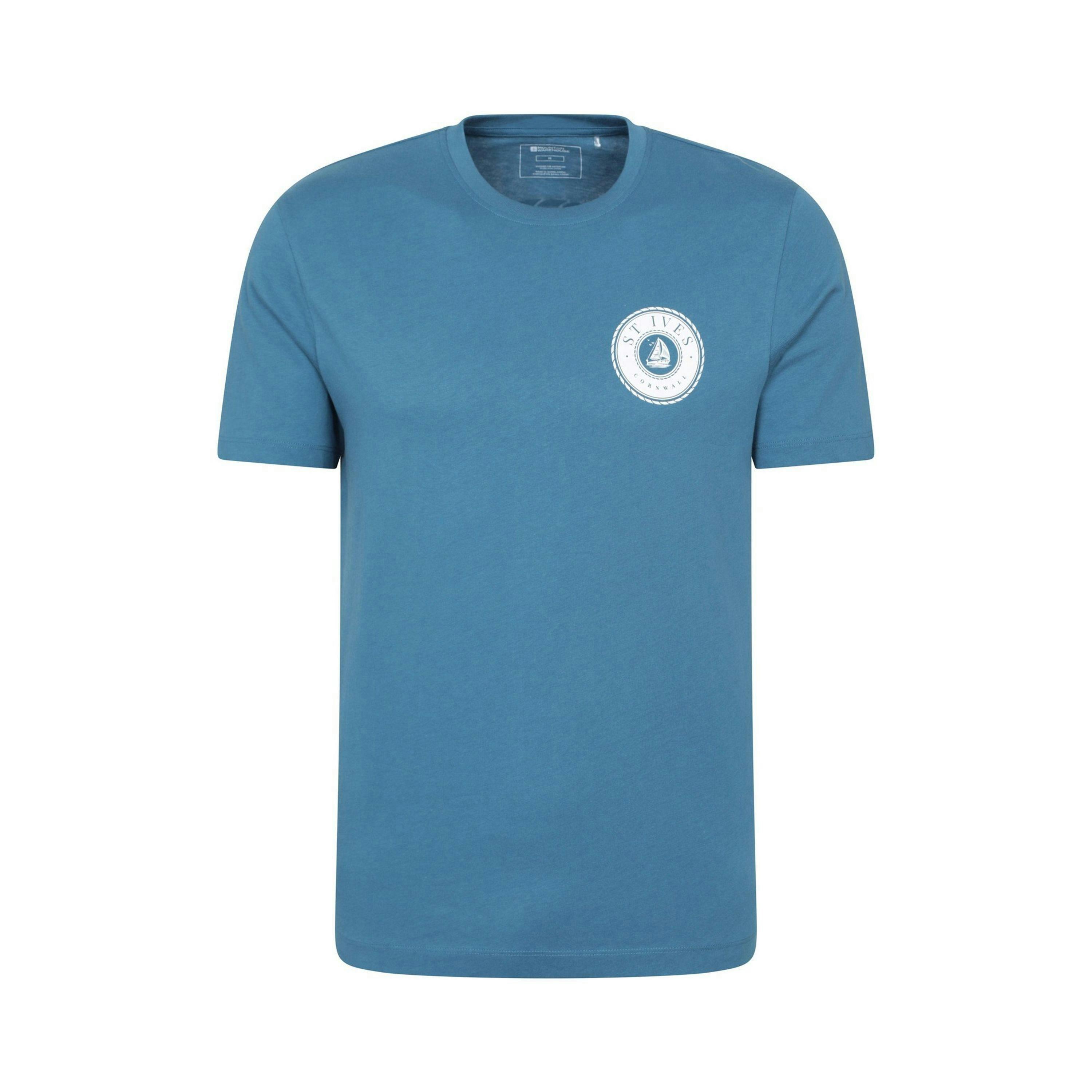 Mountain Warehouse Mens St Ives Sailboat T-Shirt , view 1 of 4