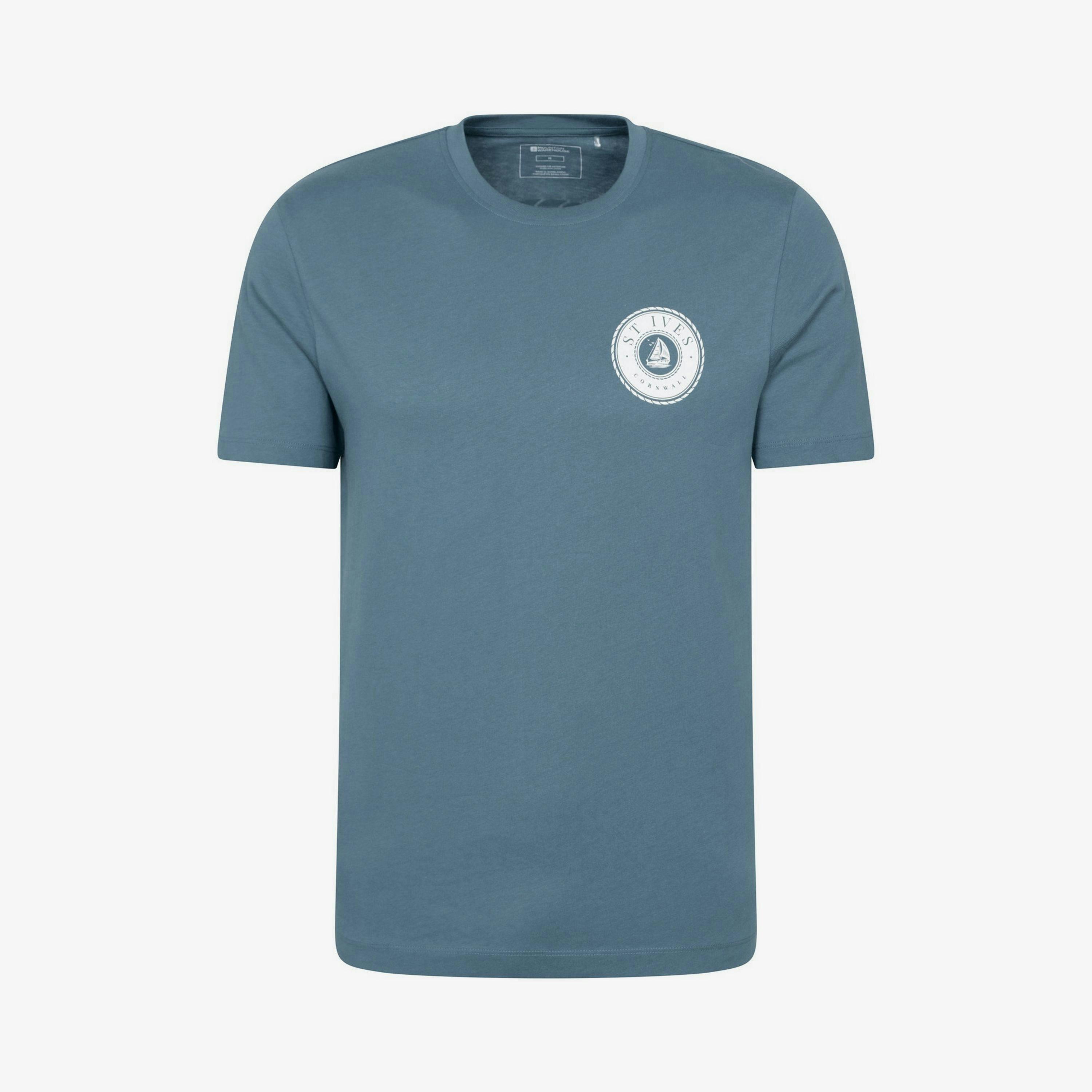 Mountain Warehouse Mens St Ives Sailboat T-Shirt , view 1 of 4