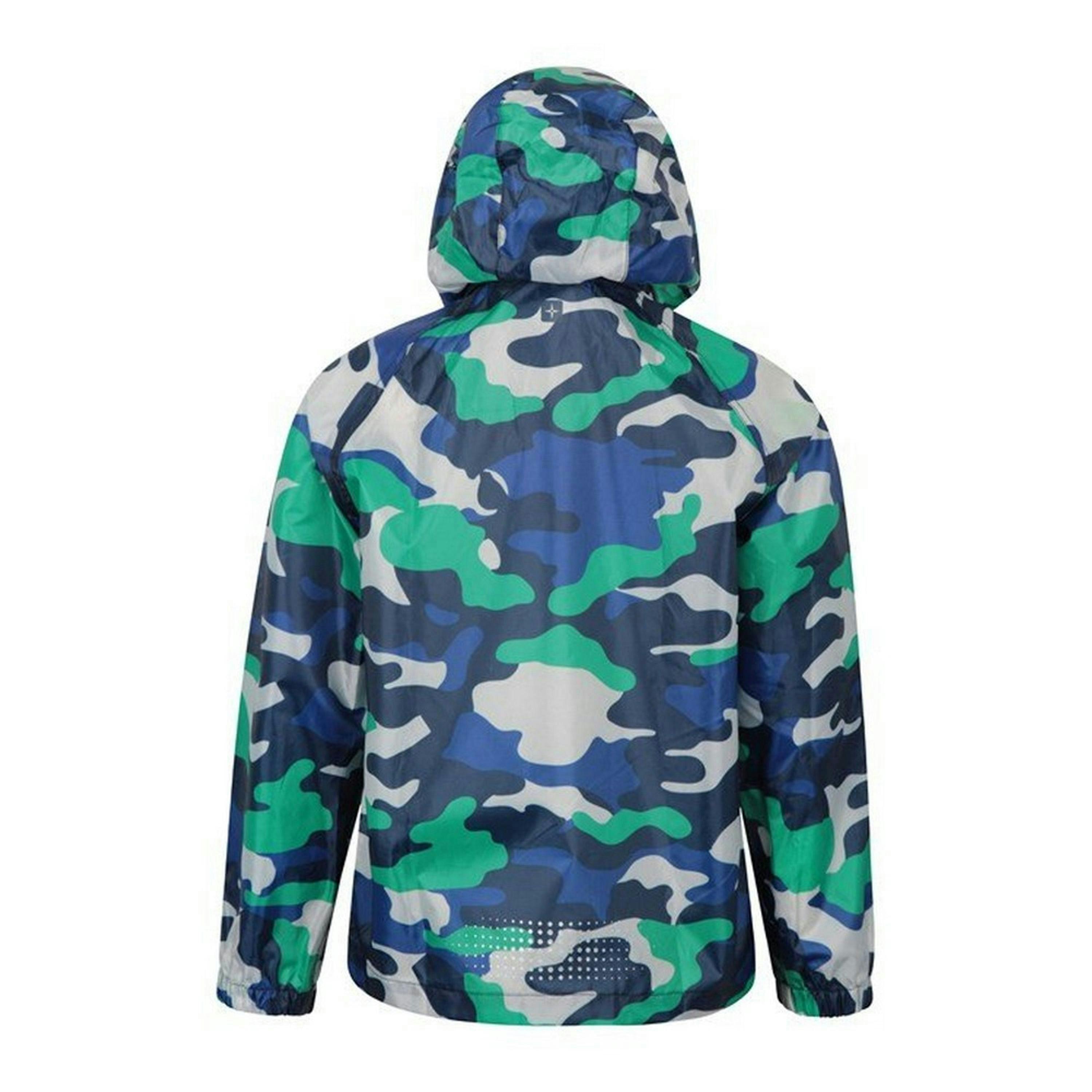 Mountain Warehouse Childrens/Kids Pakka Camo Waterproof Jacket , view 2 of 6