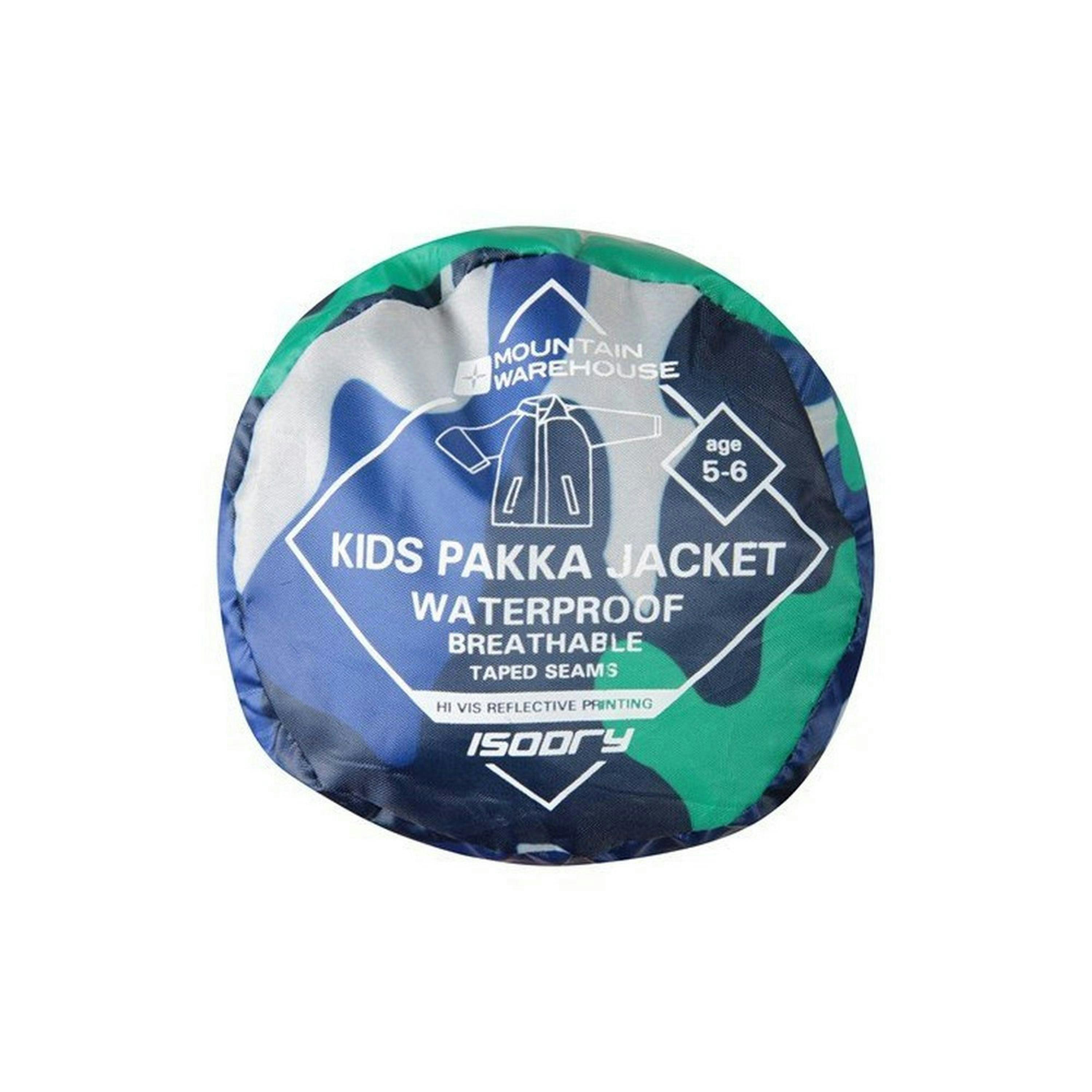 Mountain Warehouse Childrens/Kids Pakka Camo Waterproof Jacket , view 5 of 6