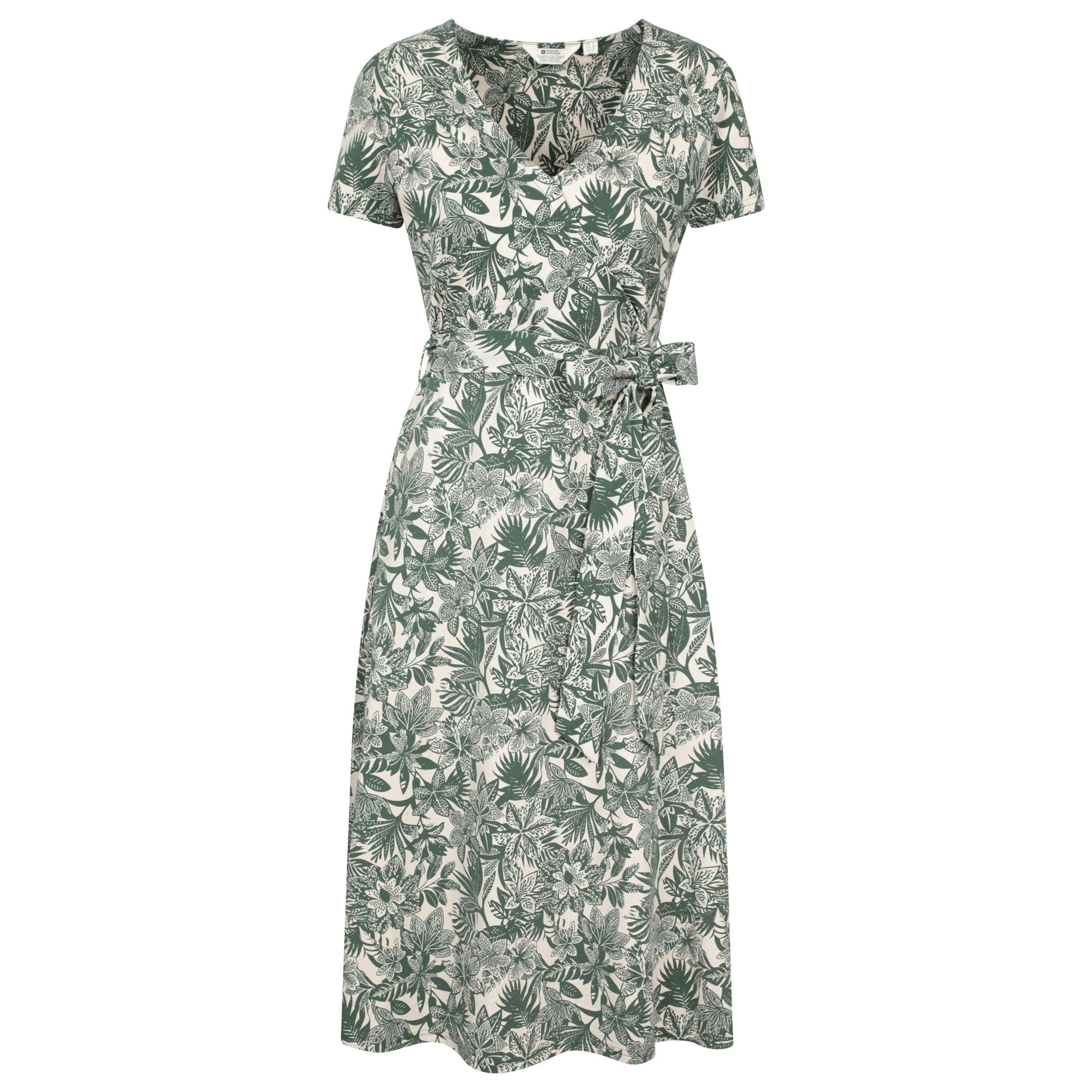 Mountain Warehouse Womens/Ladies Santorini Floral Wrap Midi Dress , view 1 of 3