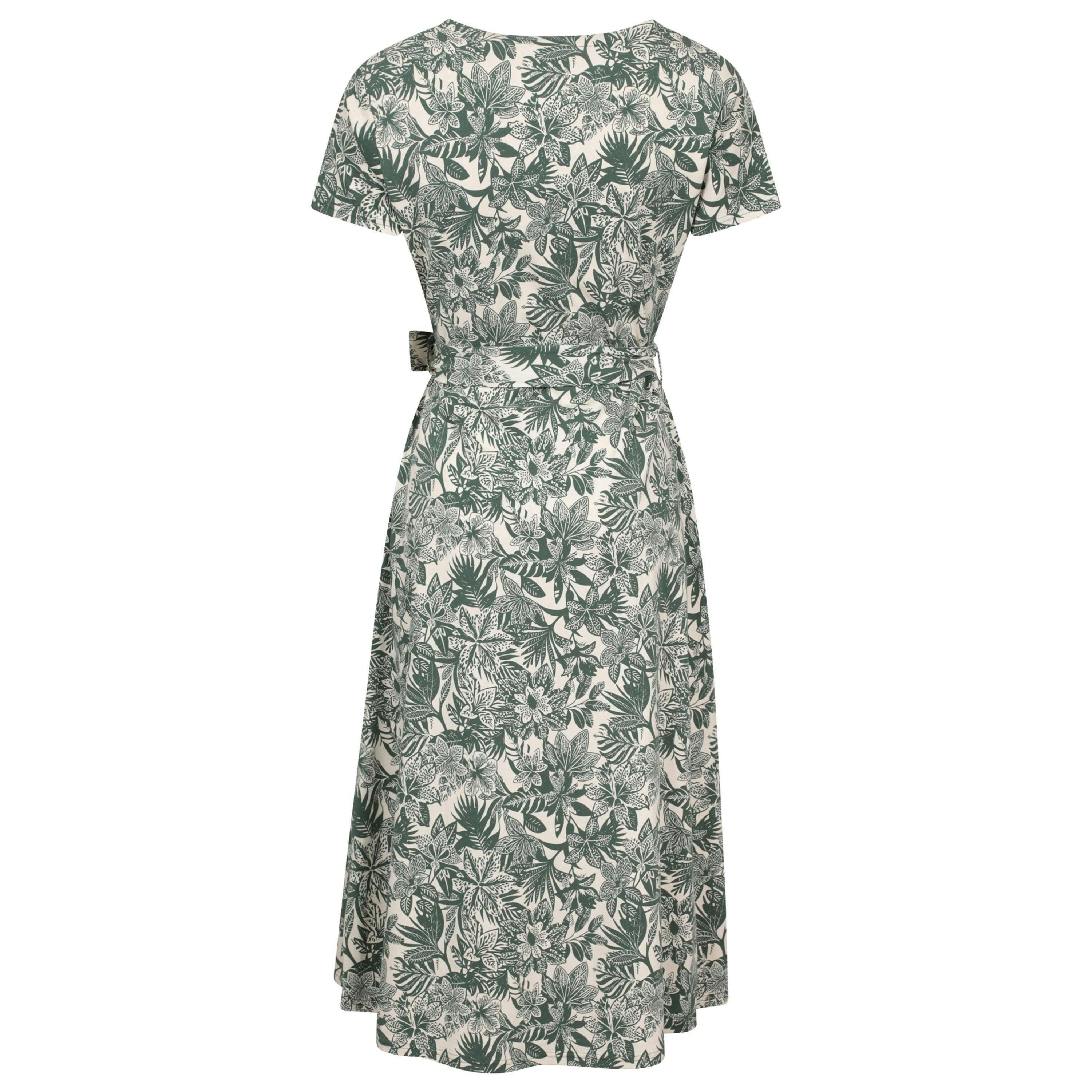 Mountain Warehouse Womens/Ladies Santorini Floral Wrap Midi Dress , view 2 of 4