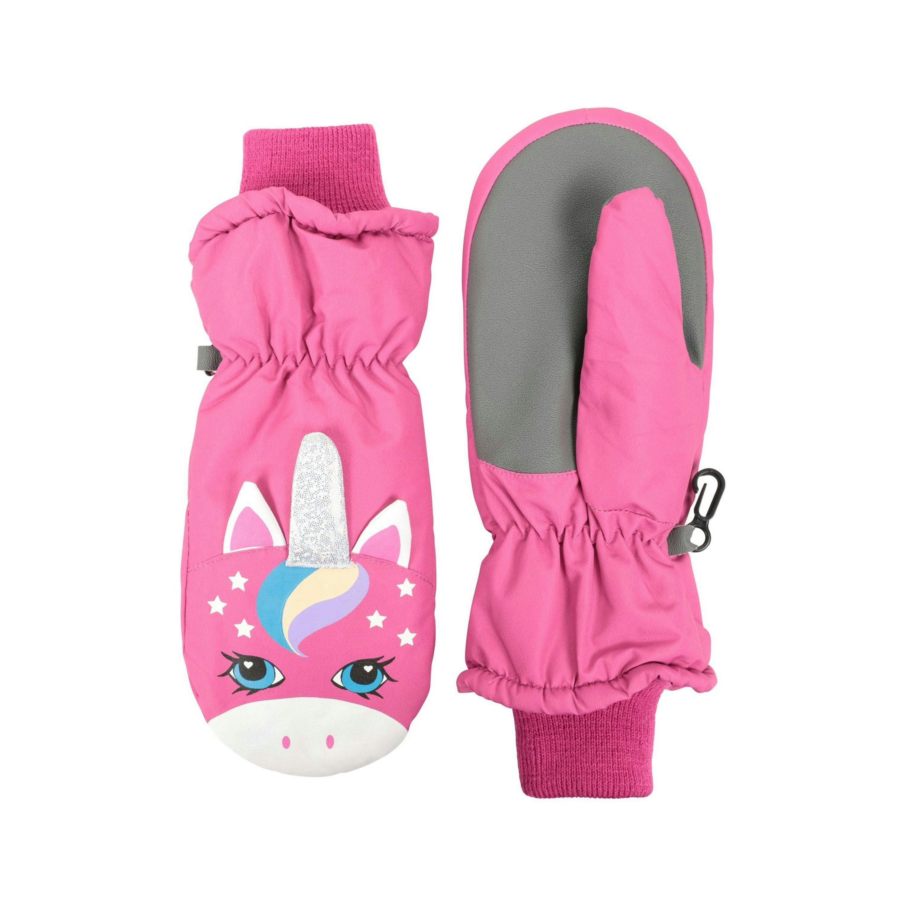 Mountain Warehouse Girls Critter Unicorn Ski Mittens , view 3 of 5
