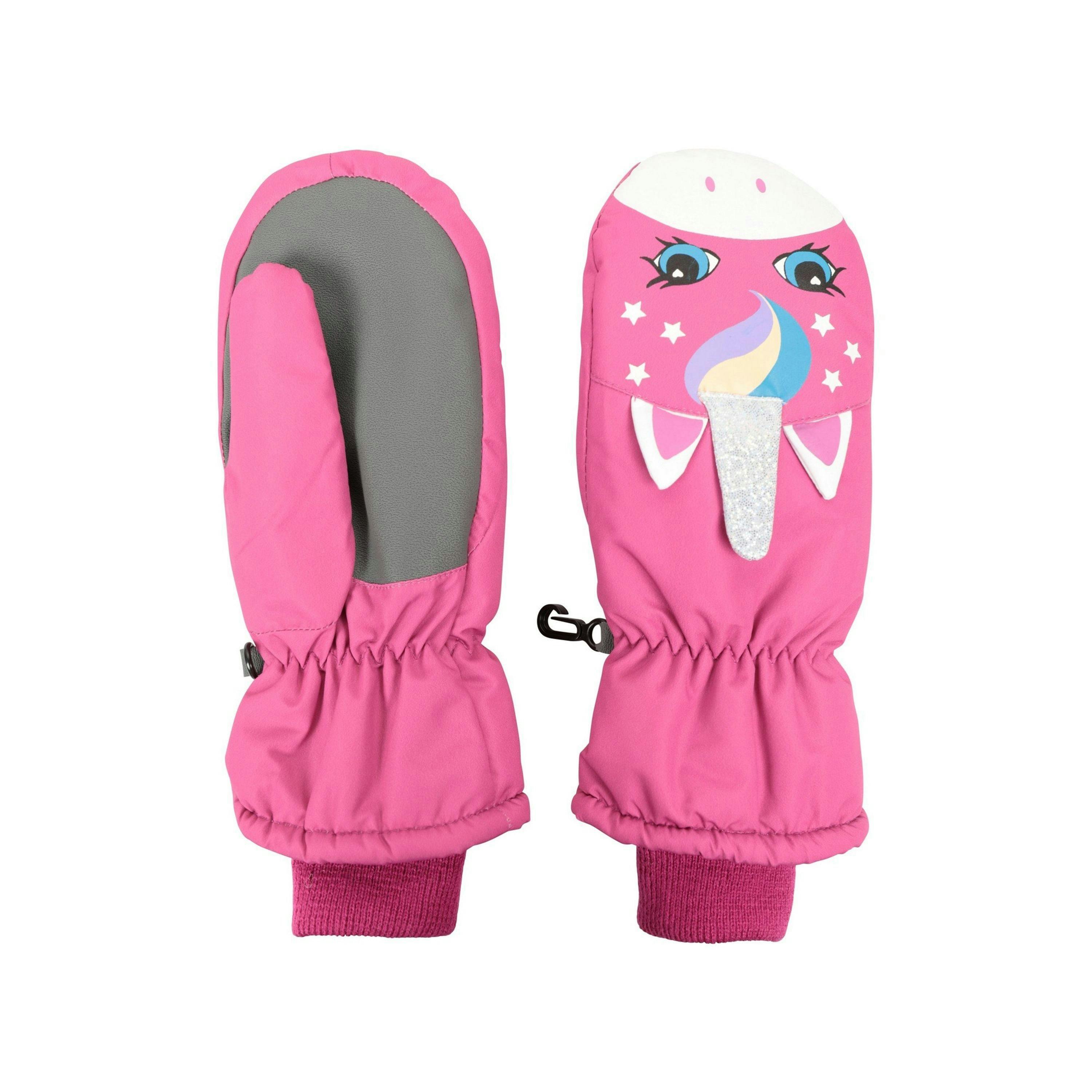 Mountain Warehouse Girls Critter Unicorn Ski Mittens , view 4 of 5