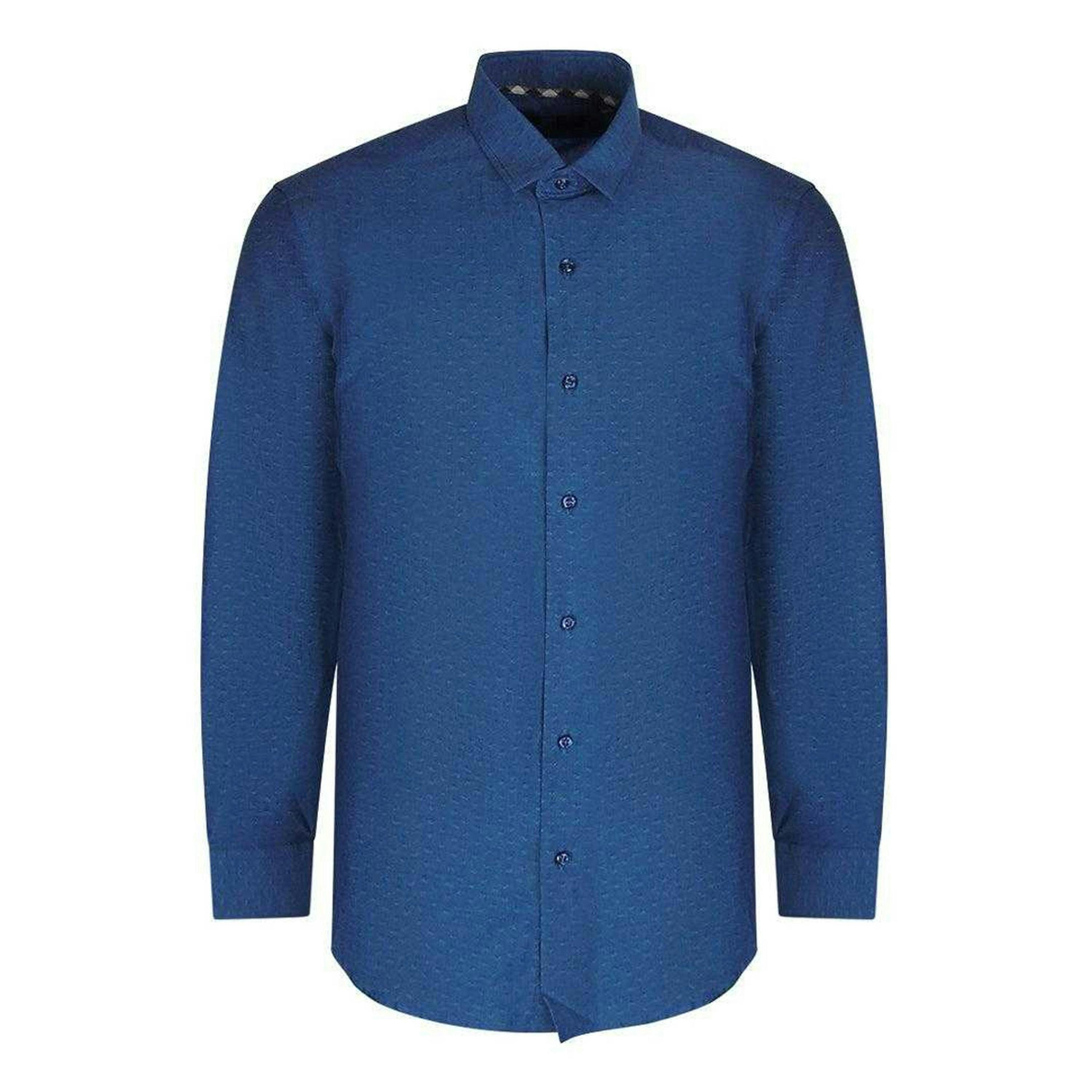 Aquascutum Mens Textured Long-Sleeved Shirt , view 1 of 2