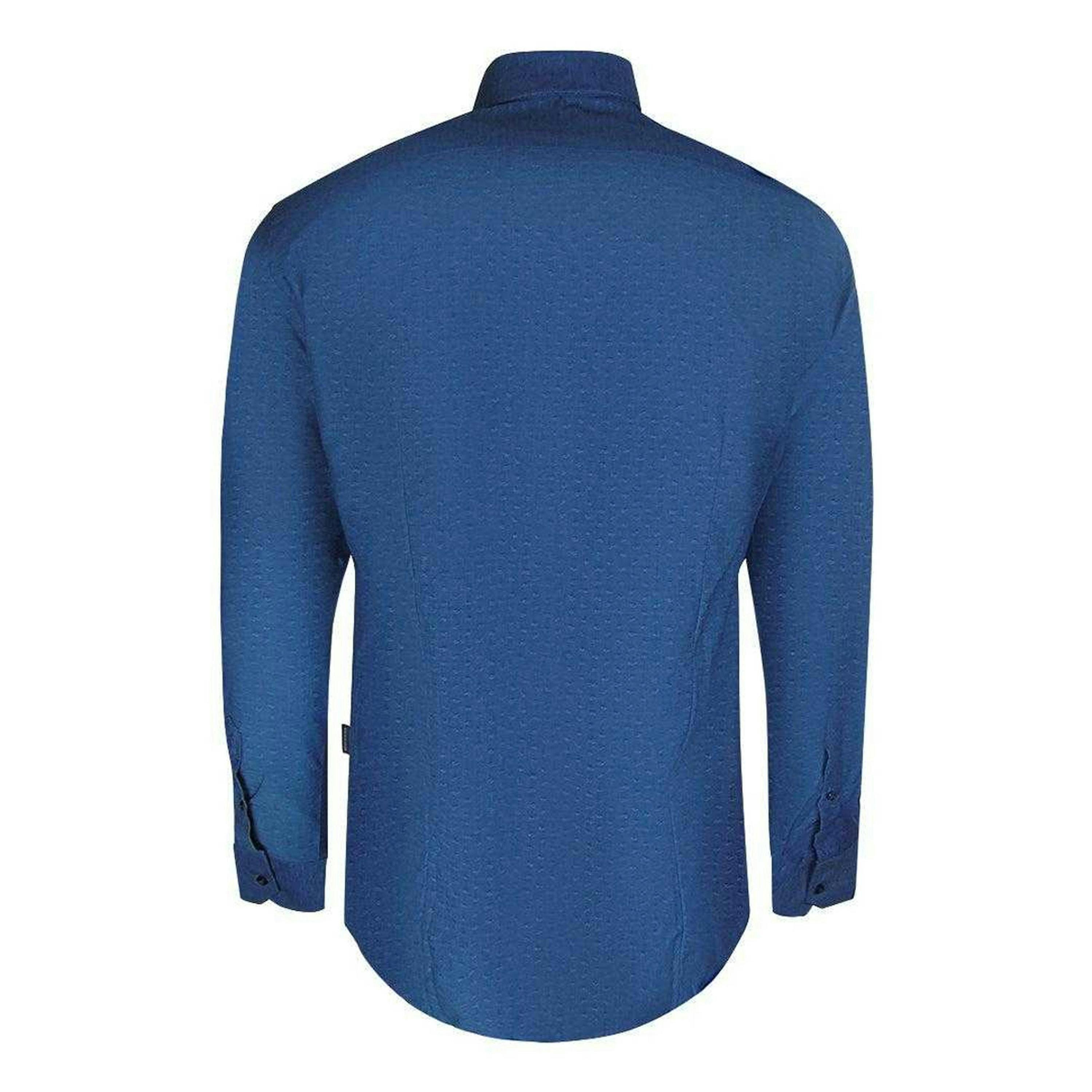 Aquascutum Mens Textured Long-Sleeved Shirt , view 2 of 2