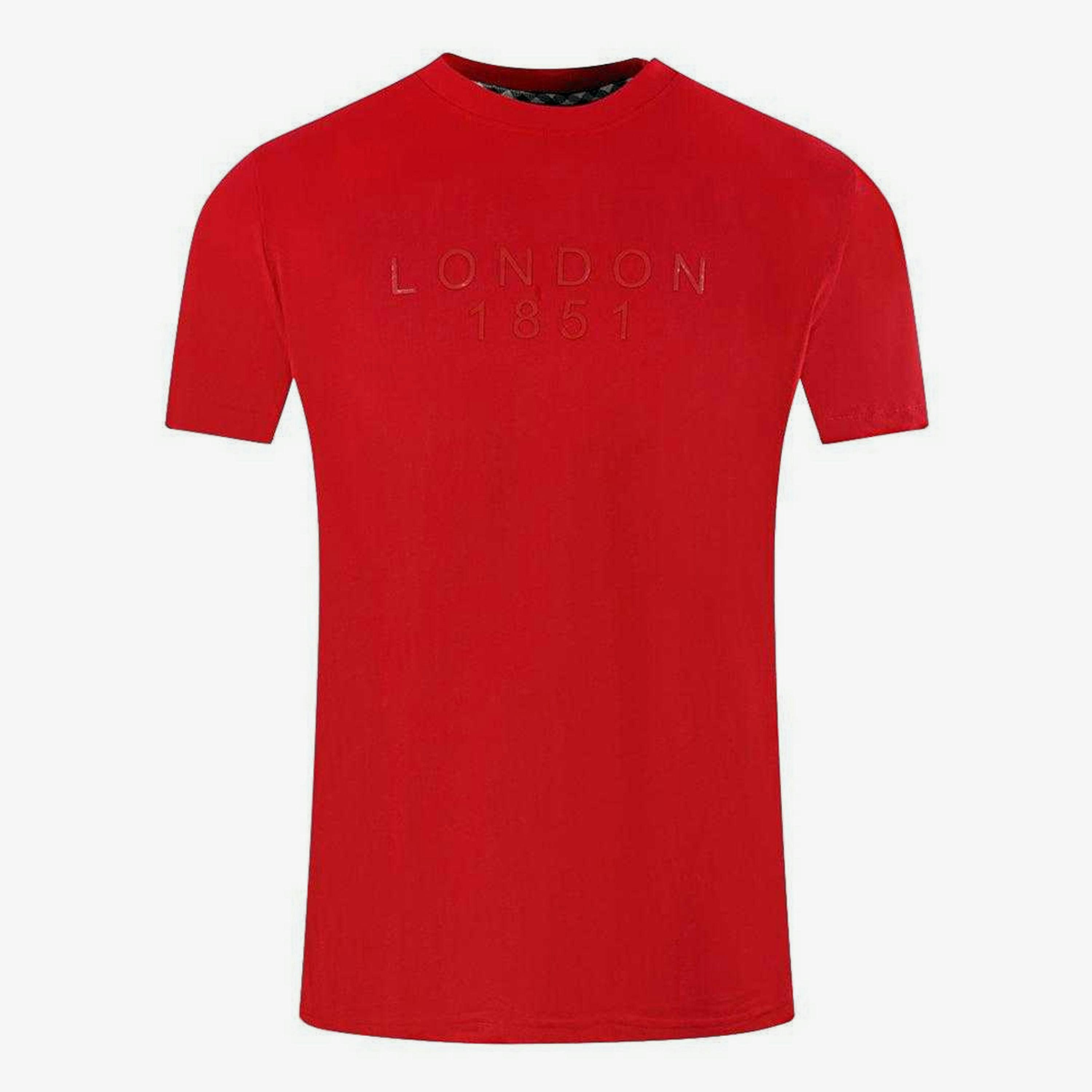 Aquascutum Mens London 1851 Logo Taped T-Shirt , view 1 of 1