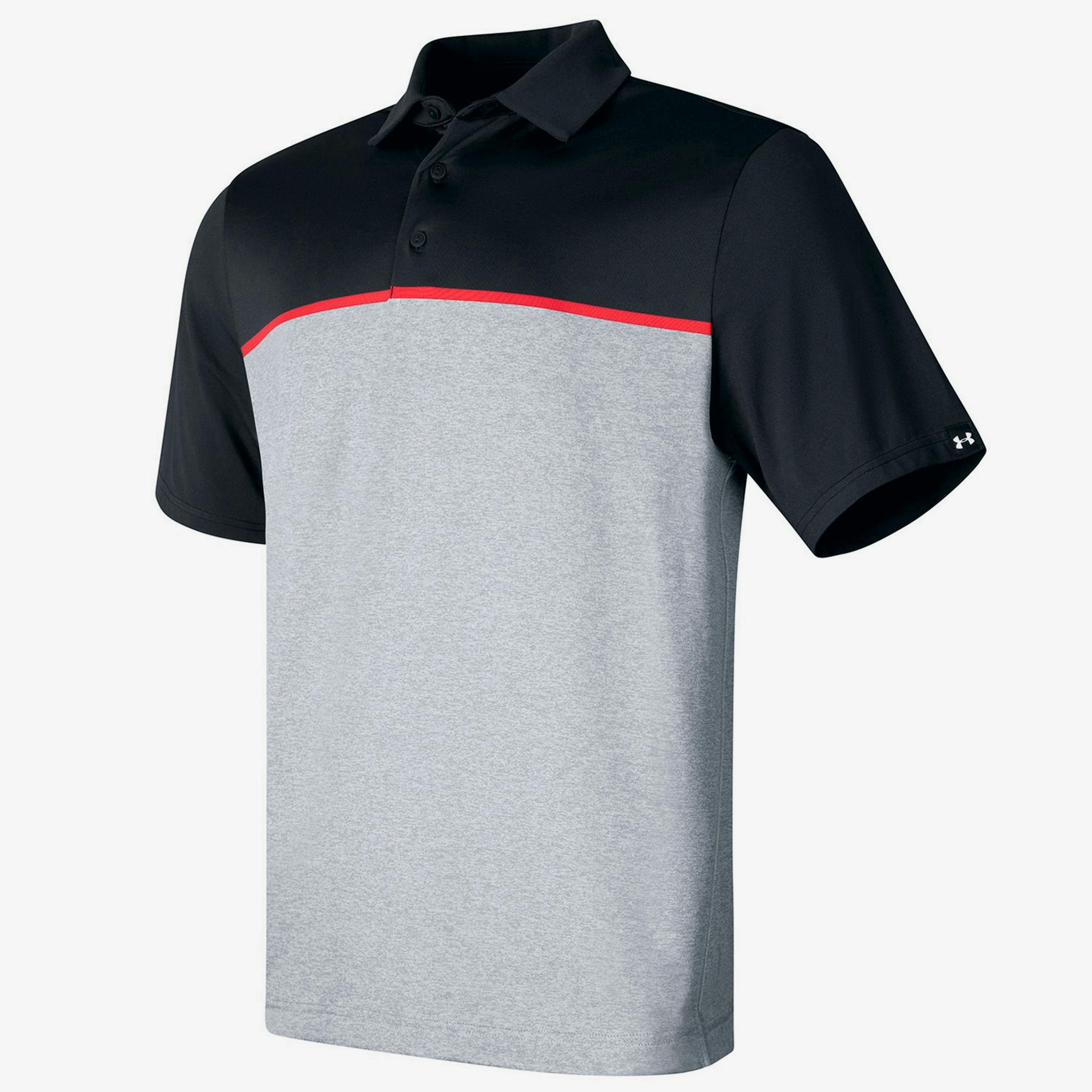 Under Armour Mens Playoff 3.0 Stripe Polo Shirt , view 1 of 1