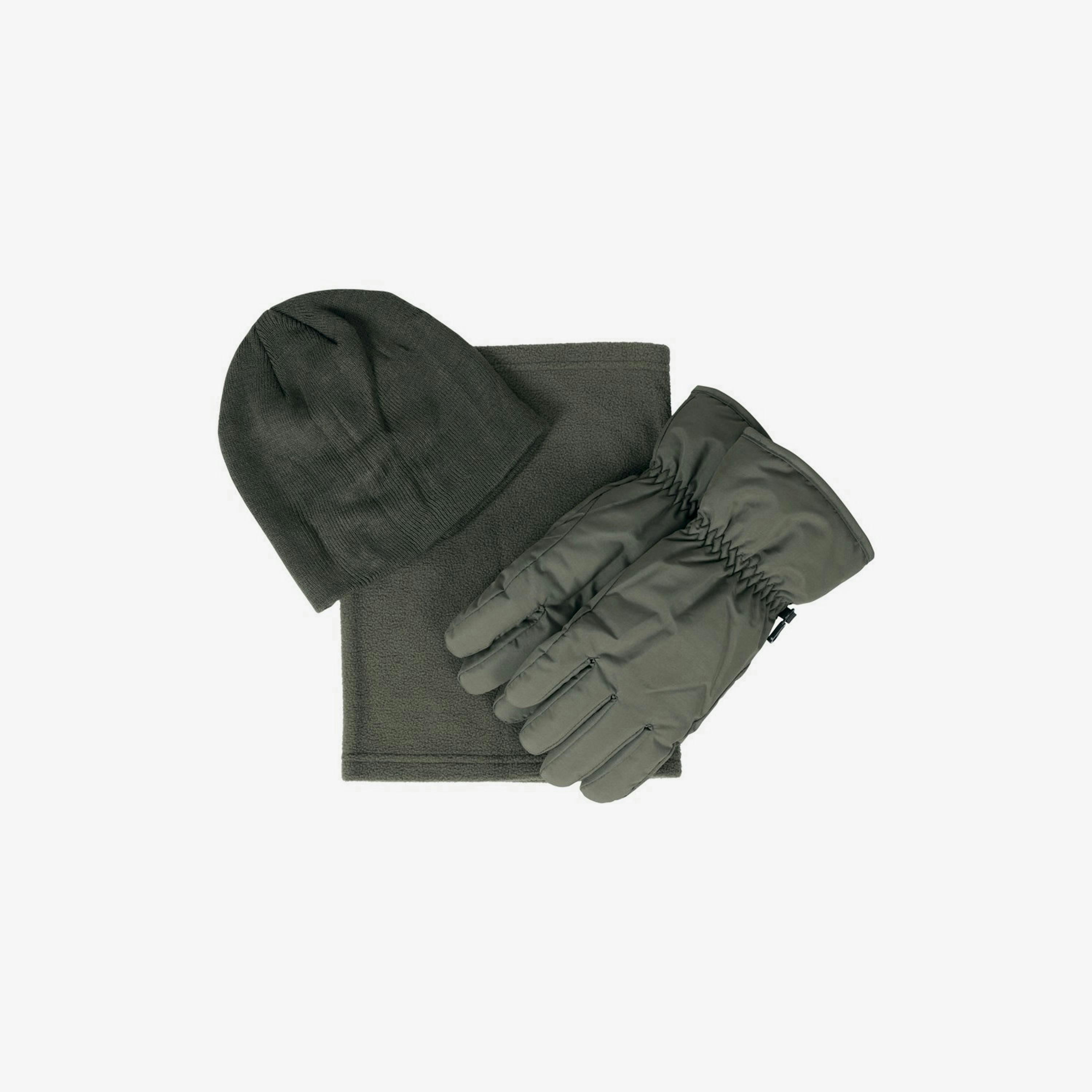 Mountain Warehouse Mens Hat Gloves And Scarf Set , view 1 of 4