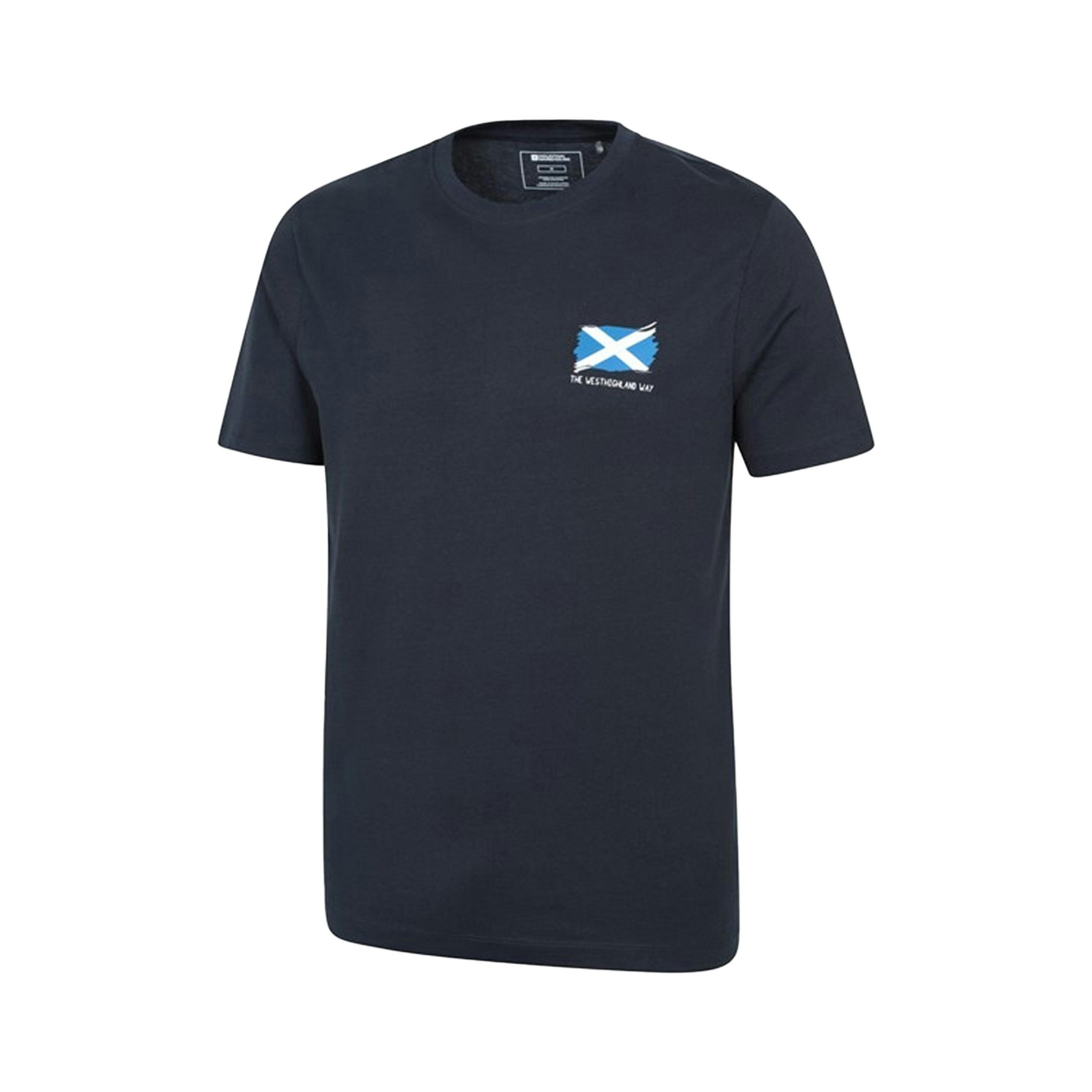 Mountain Warehouse Mens West Highlands Short-Sleeved T-Shirt , view 3 of 3