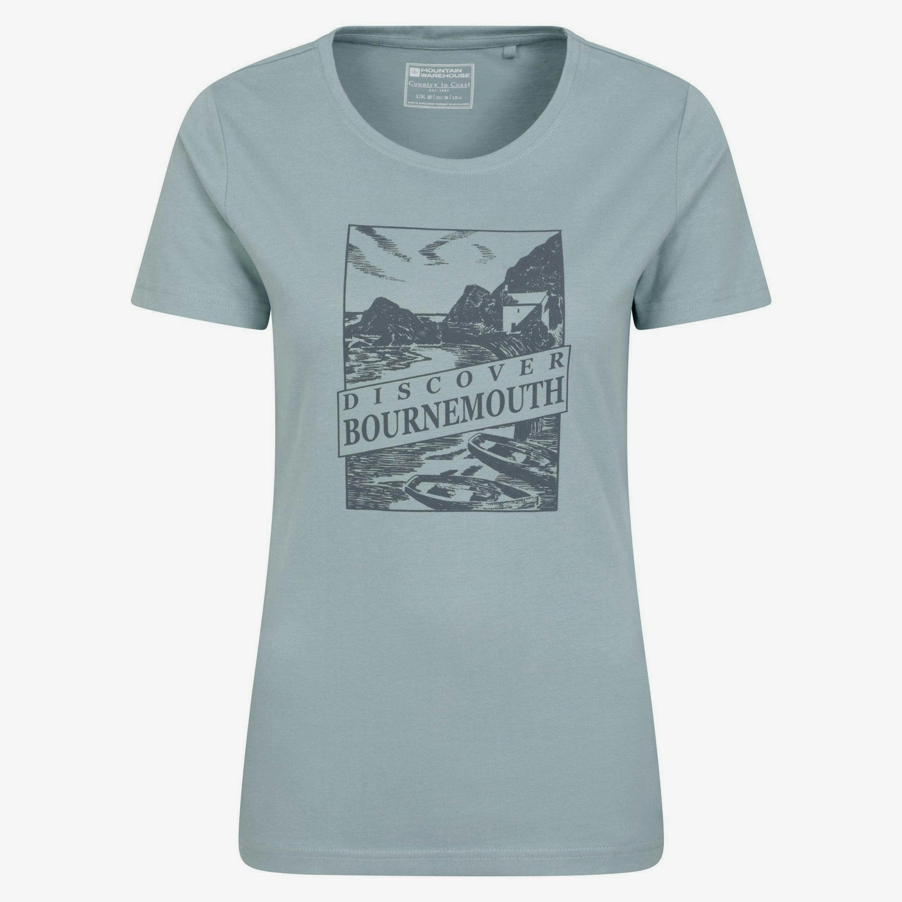 Mountain Warehouse Womens/Ladies Discover Bournemoth Printed T-Shirt , view 1 of 2