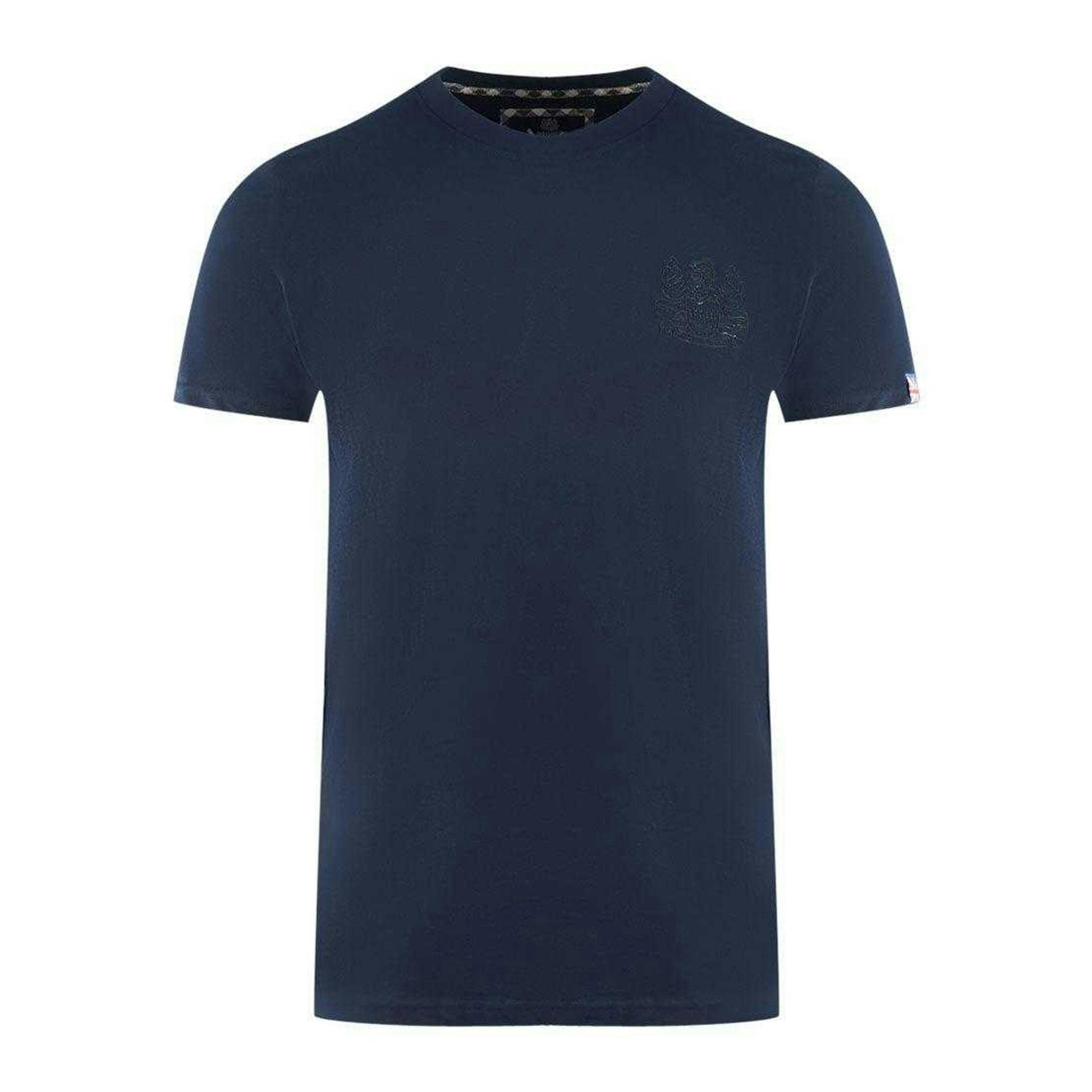 Aquascutum Mens London Aldis Tonal Logo T-Shirt , view 1 of 2