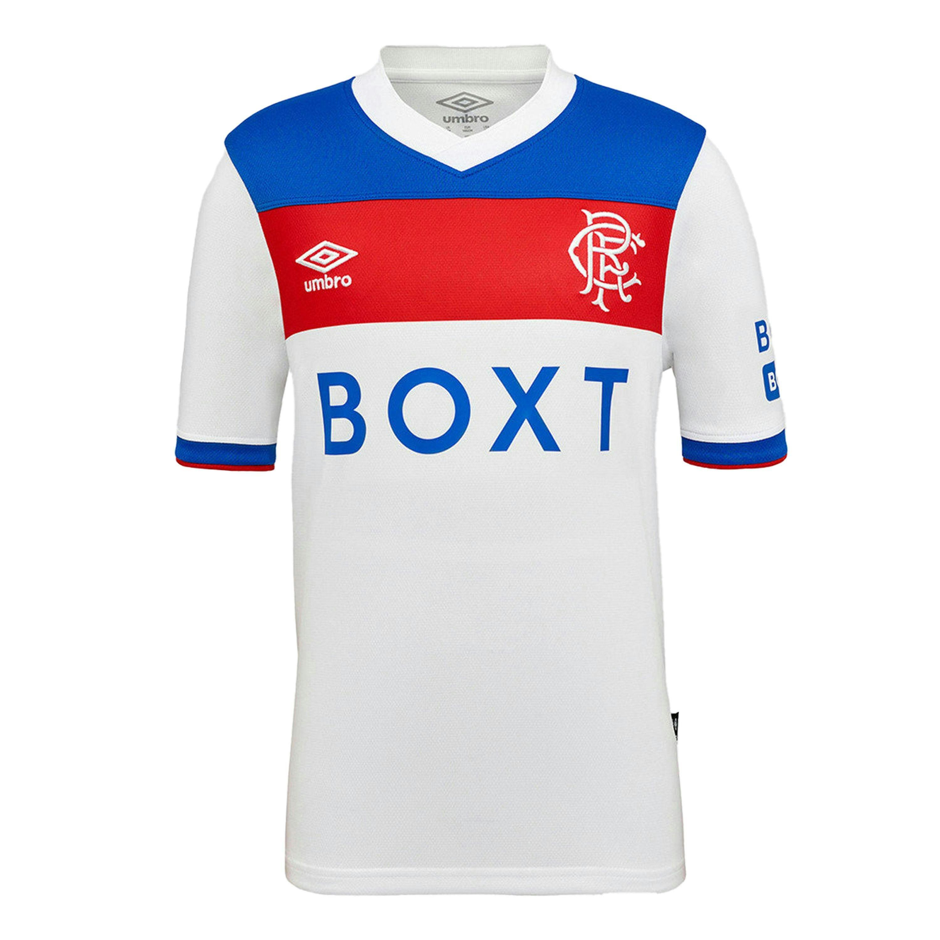 Umbro Childrens/Kids 25/26 Rangers FC Short-Sleeved Away Shirt , view 1 of 2