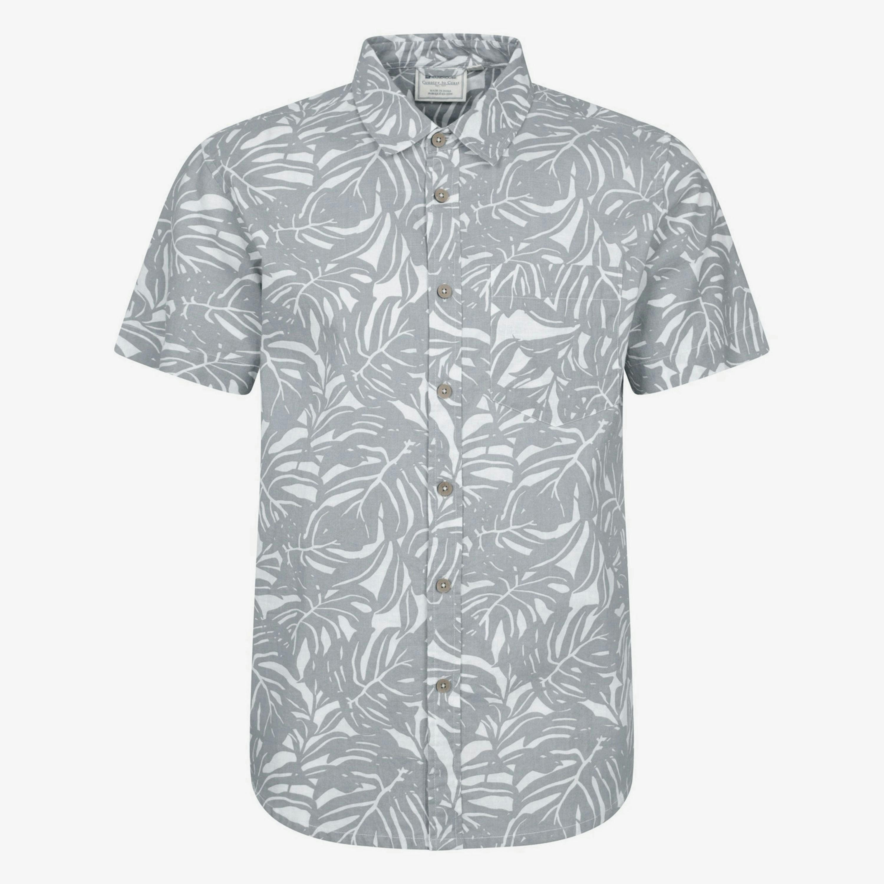 Mountain Warehouse Mens Tropical Short-Sleeved Shirt , view 1 of 4