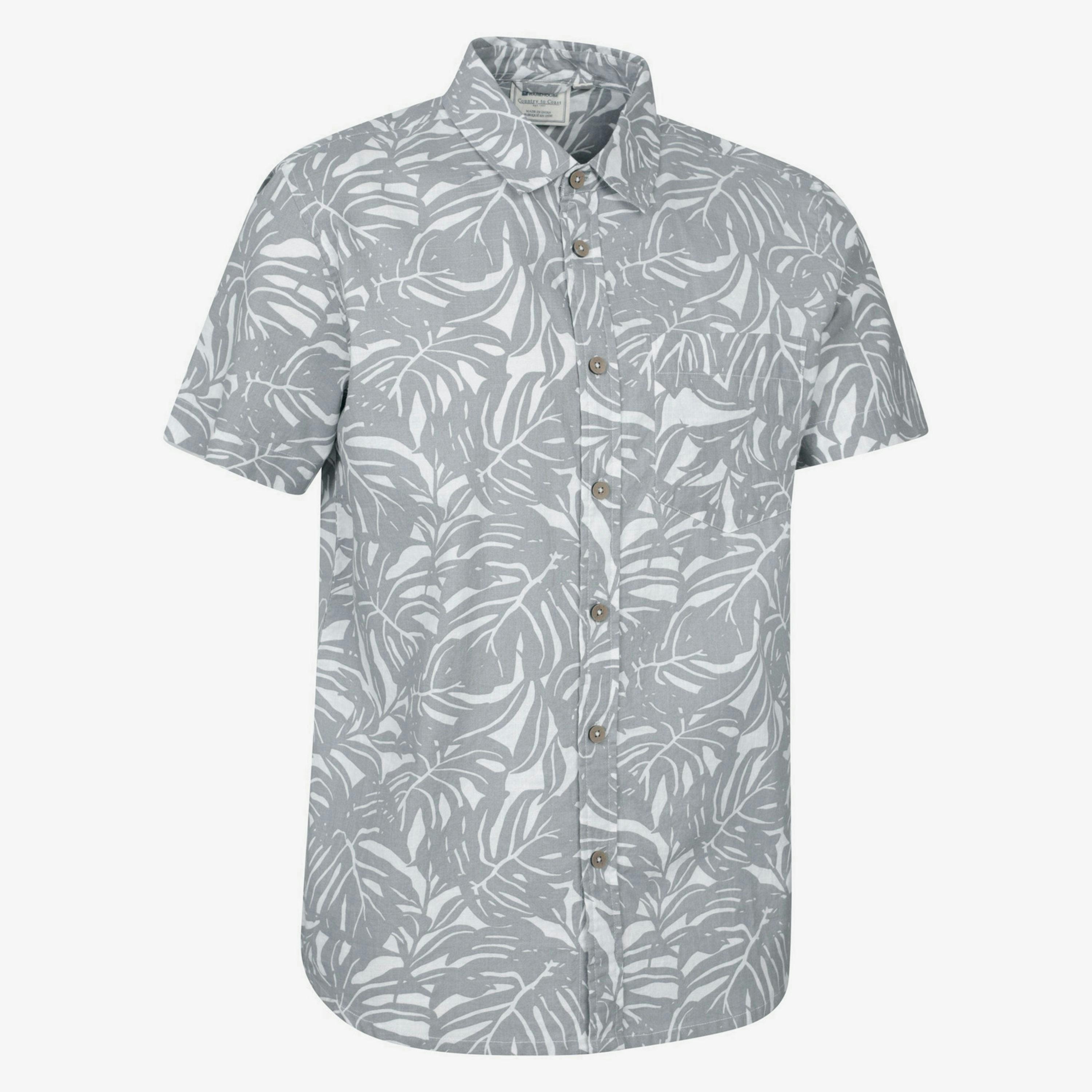 Mountain Warehouse Mens Tropical Short-Sleeved Shirt , view 1 of 4