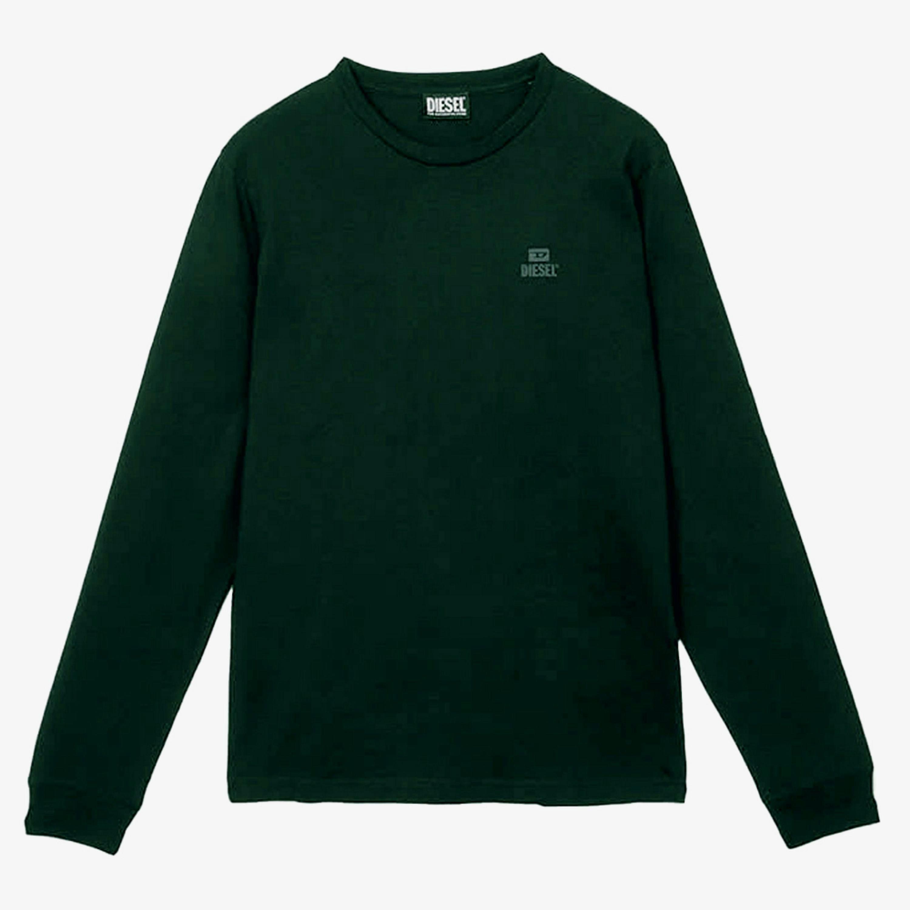 Diesel Unisex Adult Monotone Logo Long-Sleeved T-Shirt , view 1 of 1