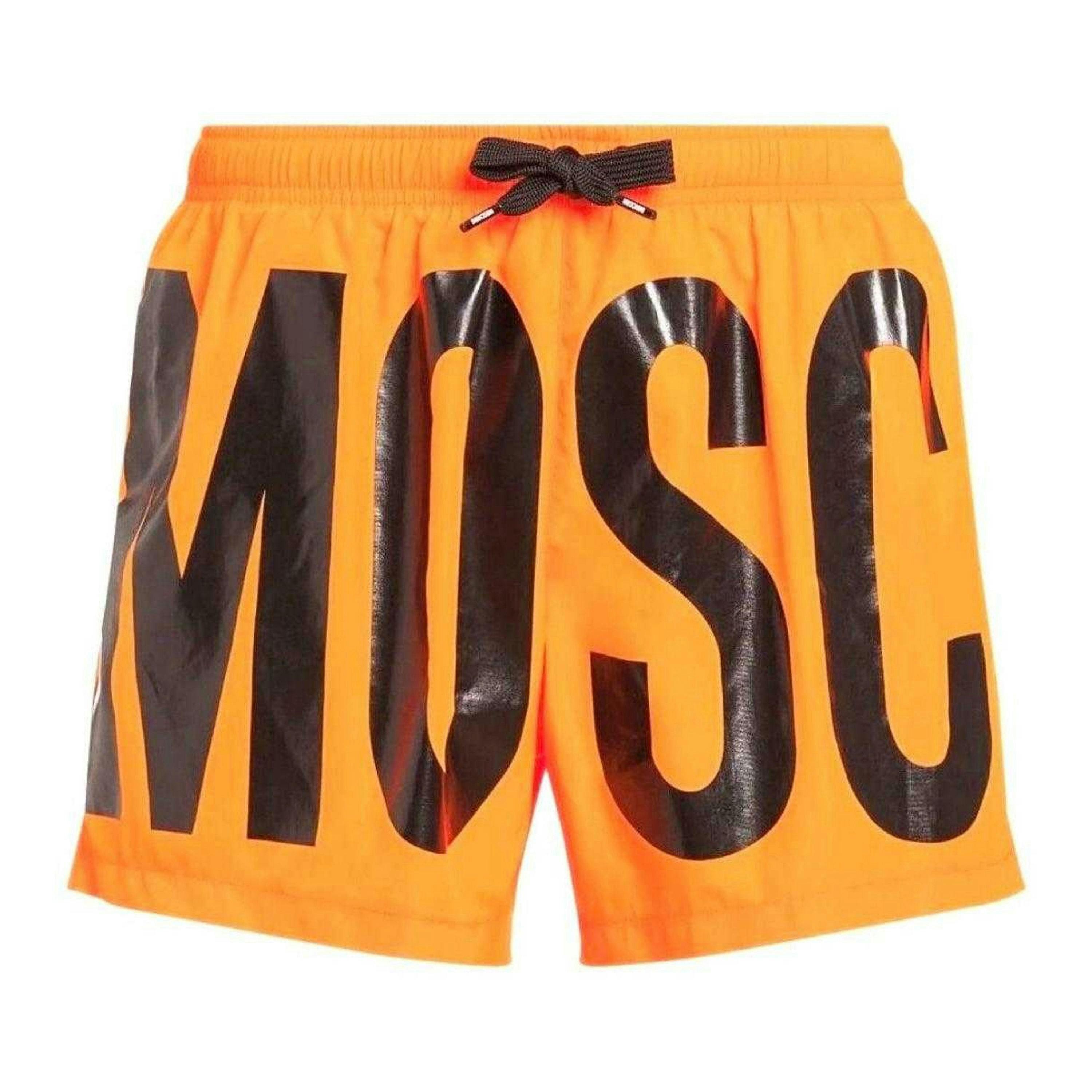 Moschino Mens Logo Swim Shorts , view 1 of 2