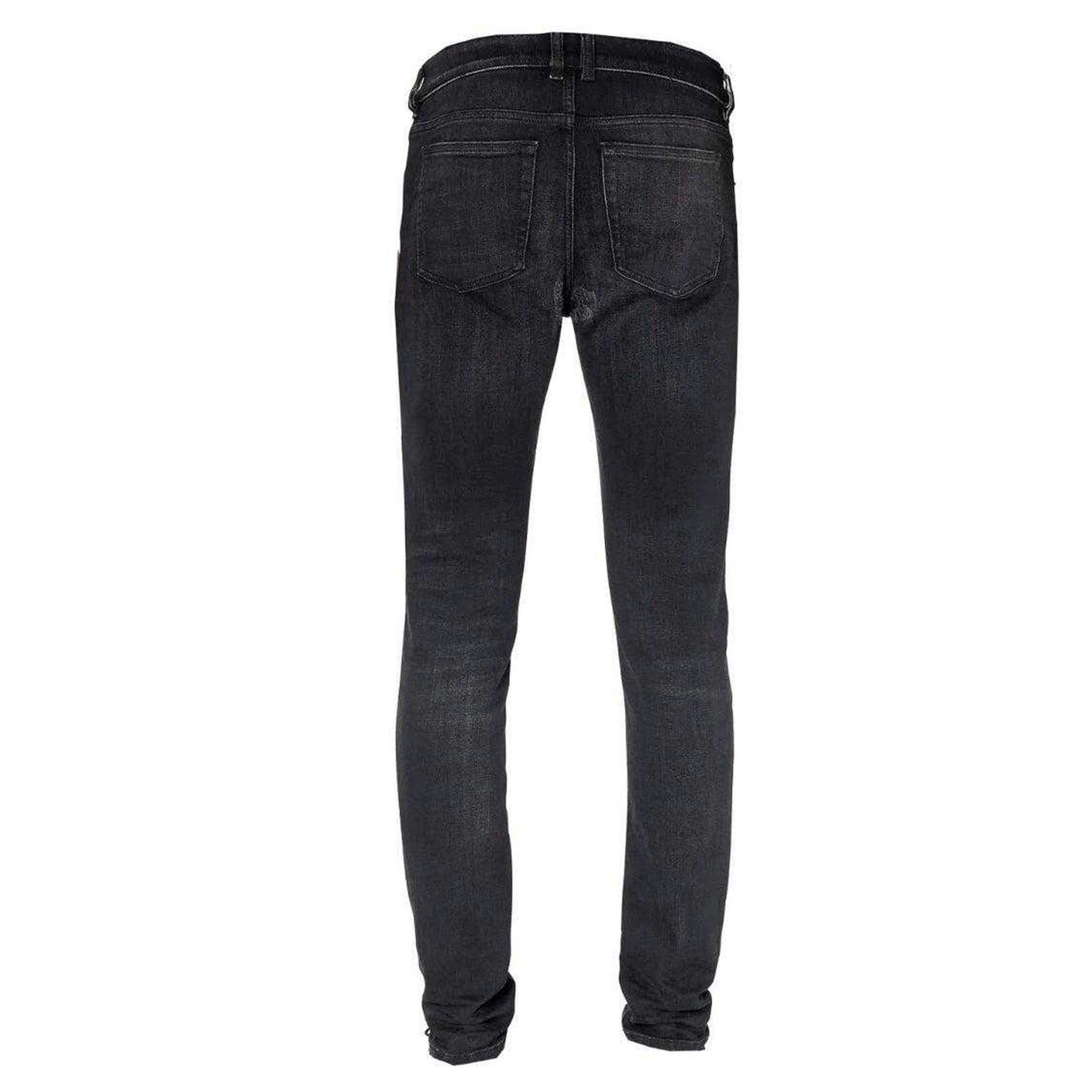 Diesel Mens Sleenker Destroyed Denim Reinforced Jeans , view 2 of 3