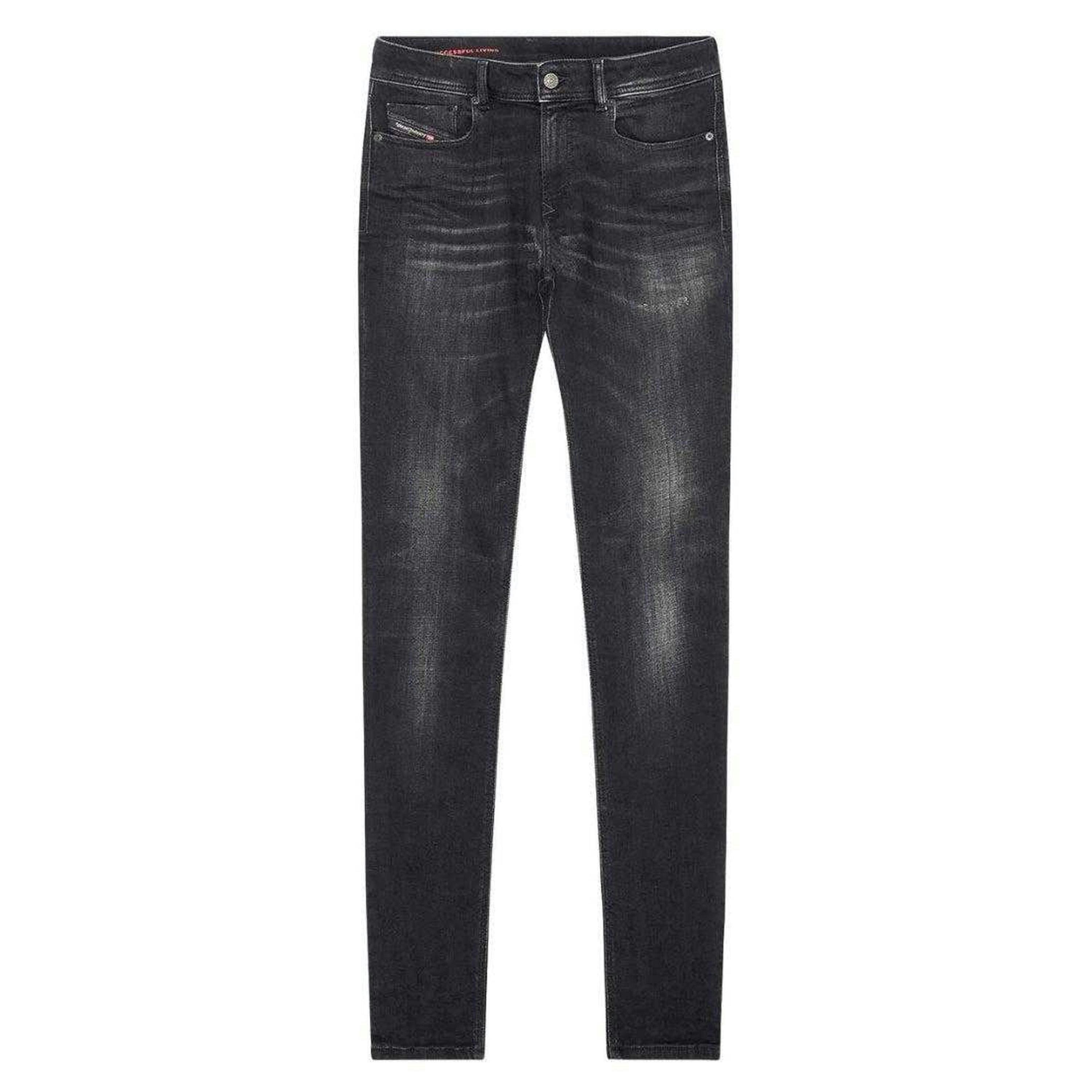 Diesel Mens Sleenker Destroyed Denim Reinforced Jeans , view 1 of 3