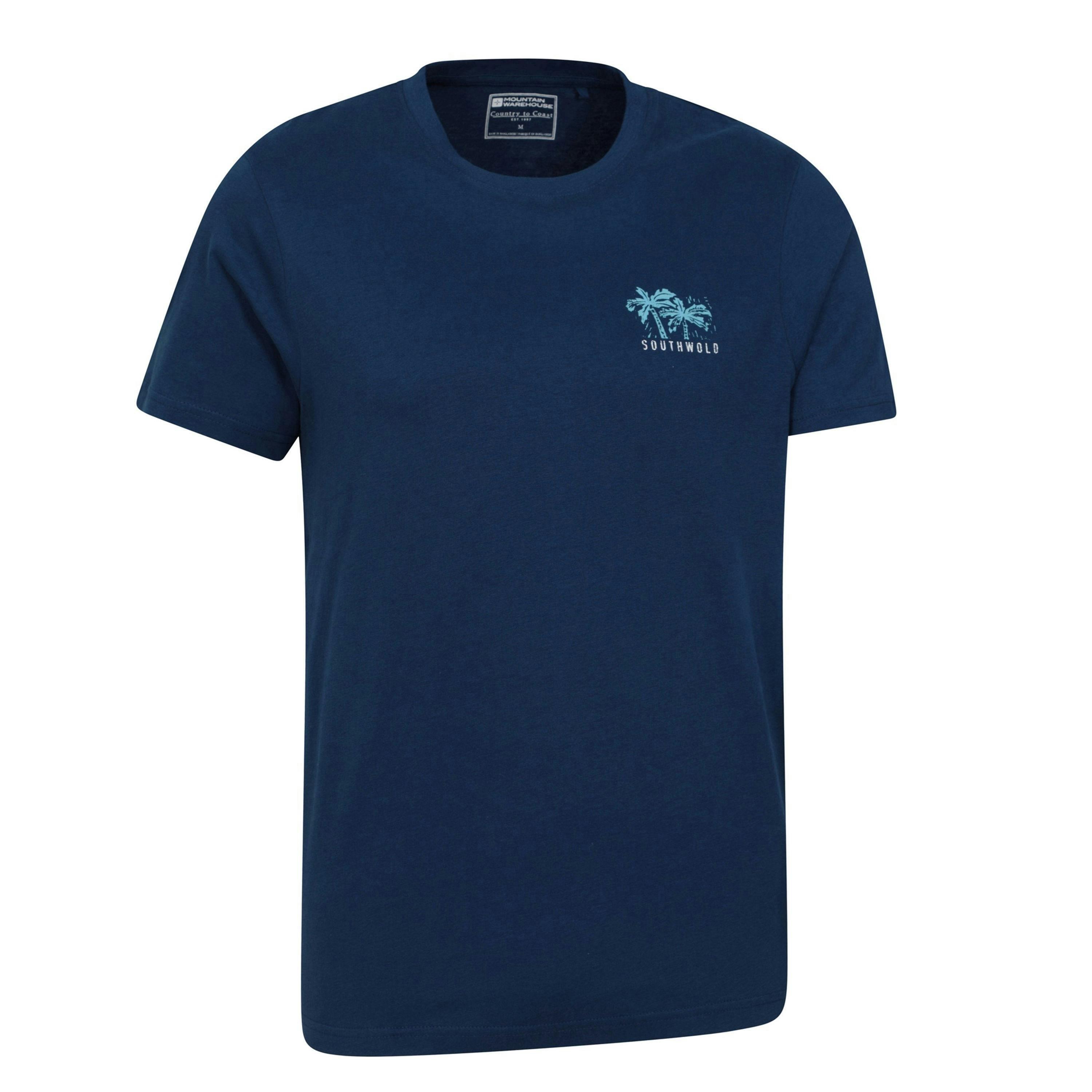 Mountain Warehouse Mens Southwold Back Print Organic T-Shirt , view 3 of 4